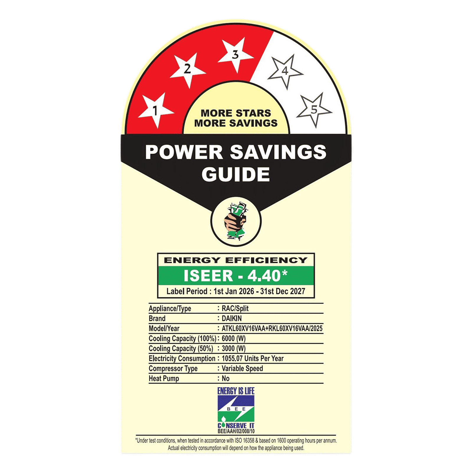 DAIKIN 1.8 Ton 3 Star Inverter Split AC (Copper Condenser, PM2.5 Filter, ATKL60XV16VAA) DAIKIN 1.8 Ton 3 Star Inverter Split AC (Copper Condenser, PM2.5 Filter, ATKL60XV16VAA)_2