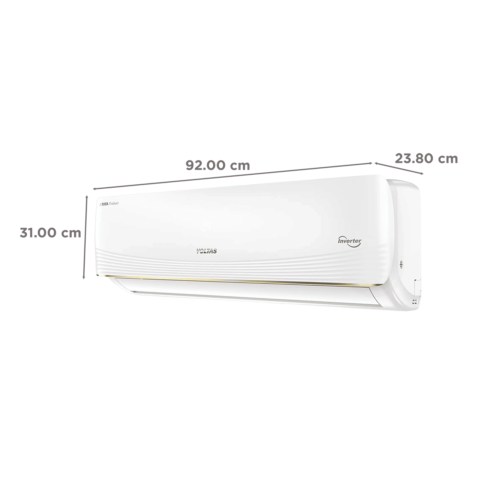 VOLTAS 183INV VERTIS AI ZEST GOLD Convertible 1.5 Ton 3 Star Inverter Split AC with Hidden Display (2026 Model, Copper Condenser, 4504075)_3