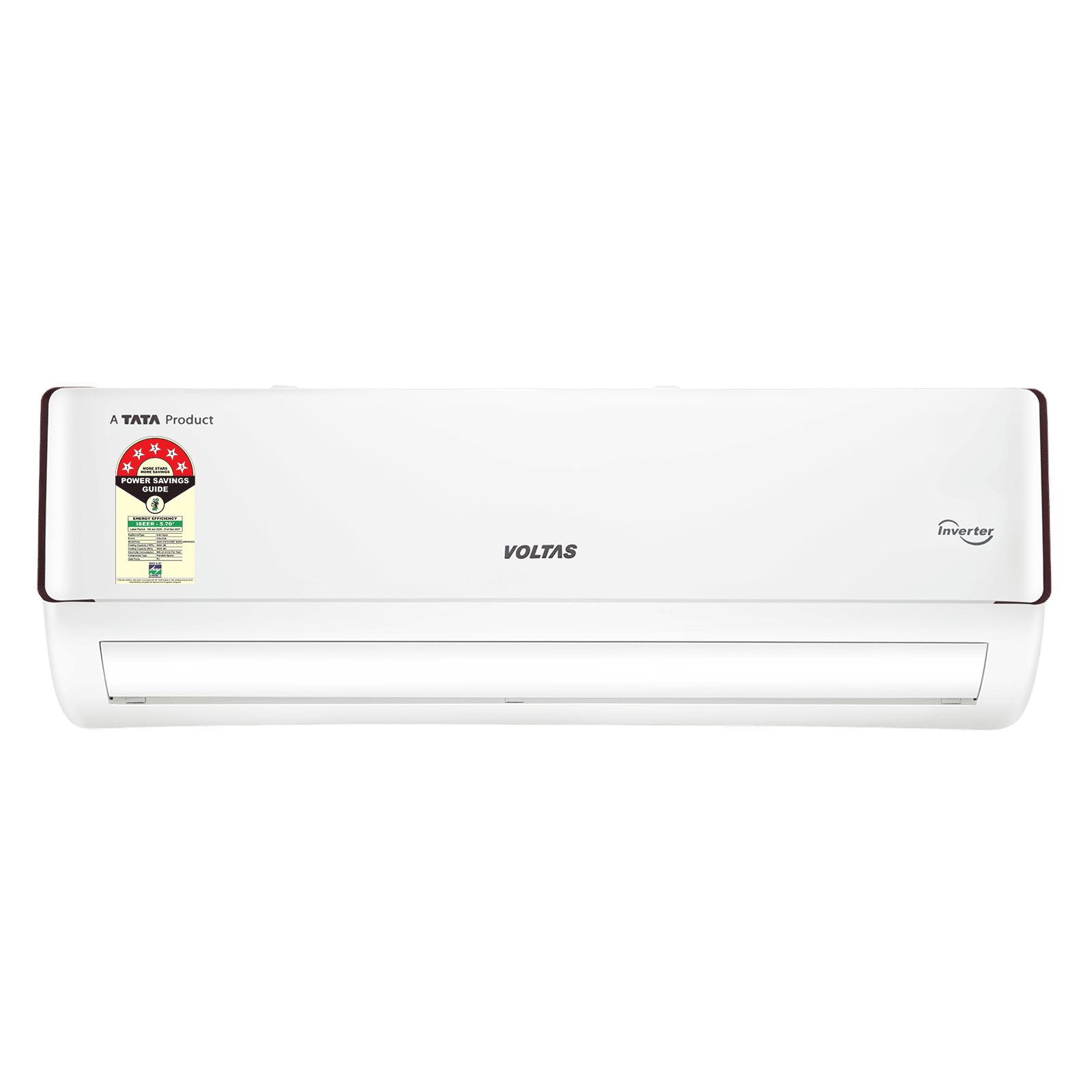 VOLTAS 185INV VERTIS COMET MARVEL Convertible 1.5 Ton 5 Star Inverter Split AC with Hidden Display (2026 Model, Copper Condenser, 4504153)_1