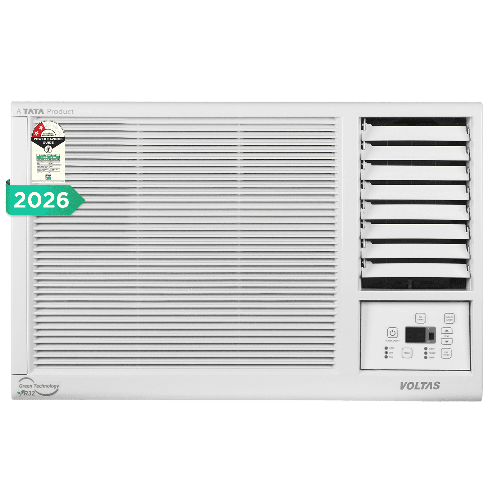 VOLTAS 122FS PLATINA 1 Ton 2 Star Window AC (2026 Model, Copper Condenser, Anti Dust Filter, 4011571)_1
