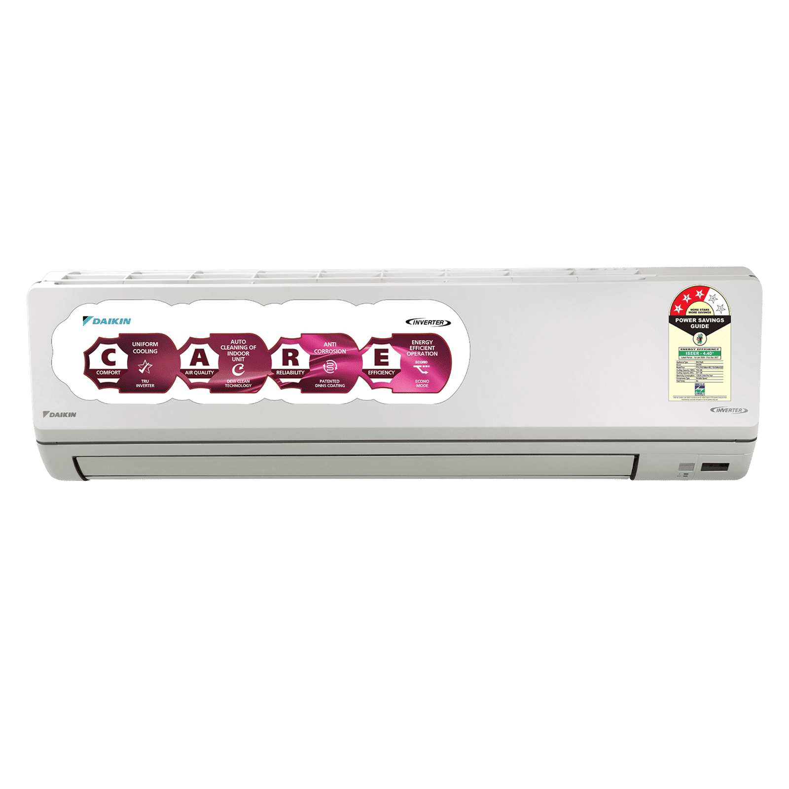 DAIKIN 2 Ton 3 Star Inverter Split AC (Copper Condenser, PM2.5 Filter, FTKL71XV16MAA)_1