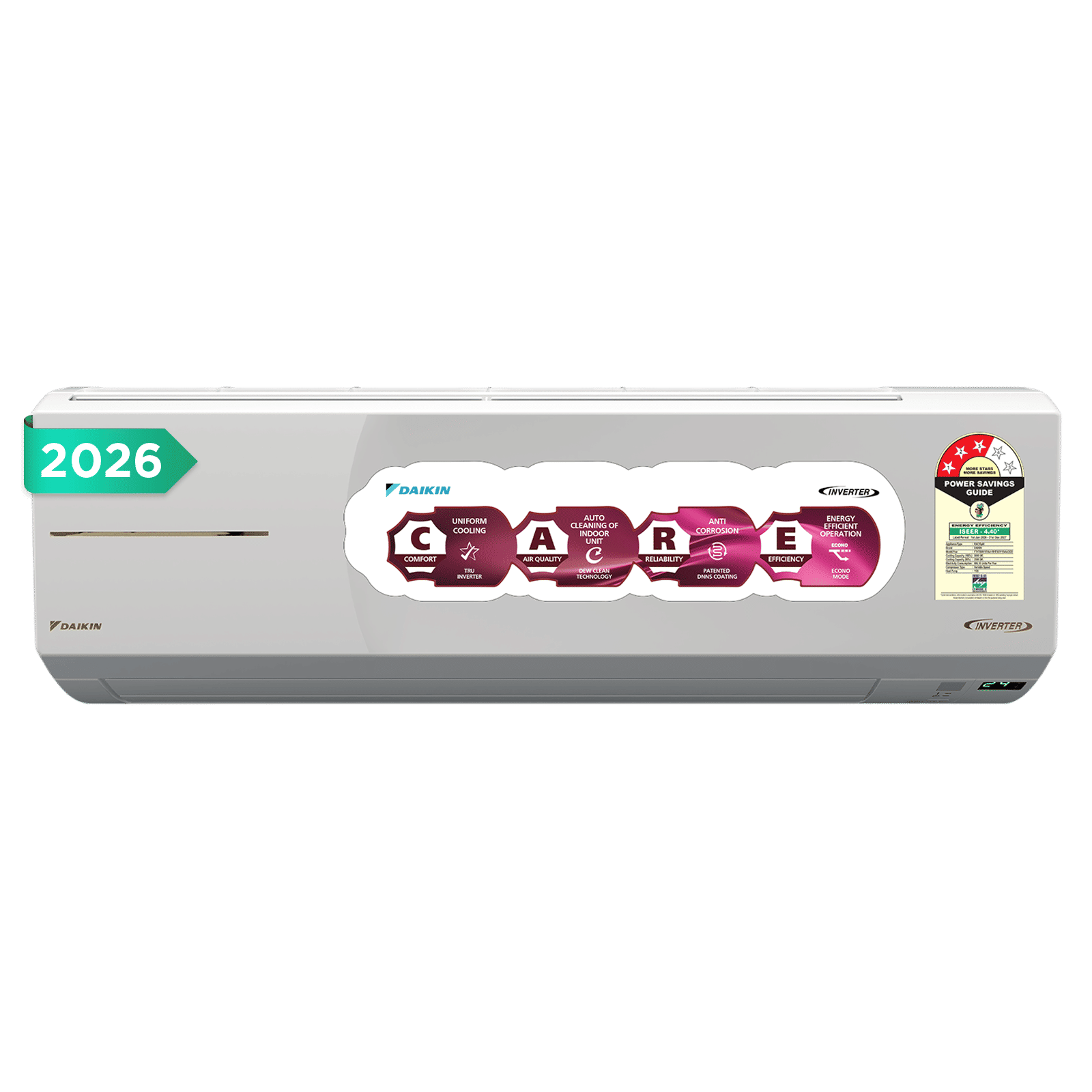 DAIKIN 1.5 Ton 3 Star Hot & Cold Inverter Split AC (Copper Condenser, PM 1.0 Filter, FTHT50XV16)_1