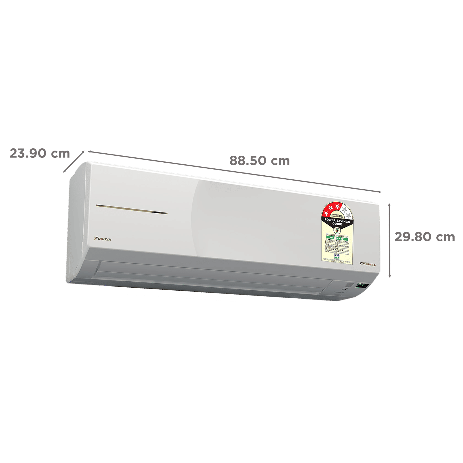 DAIKIN 1.5 Ton 3 Star Hot & Cold Inverter Split AC (Copper Condenser, PM 1.0 Filter, FTHT50XV16) DAIKIN 1.5 Ton 3 Star Hot & Cold Inverter Split AC (Copper Condenser, PM 1.0 Filter, FTHT50XV16)_3