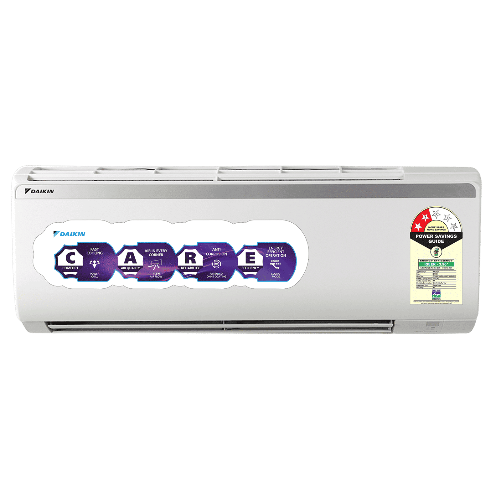 DAIKIN 0.8 Ton 2 Star Split AC (Copper Condenser, PM 2.5 Filter, FTQ28XV16WBA)_1