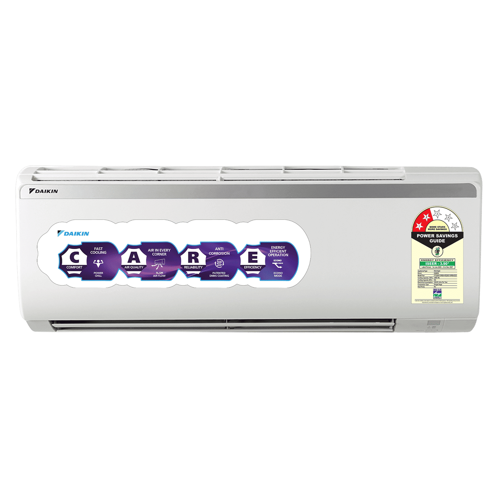 DAIKIN 1 Ton 2 Star Split AC (Copper Condenser, PM 2.5 Filter, FTQ35XV16WBA)_1