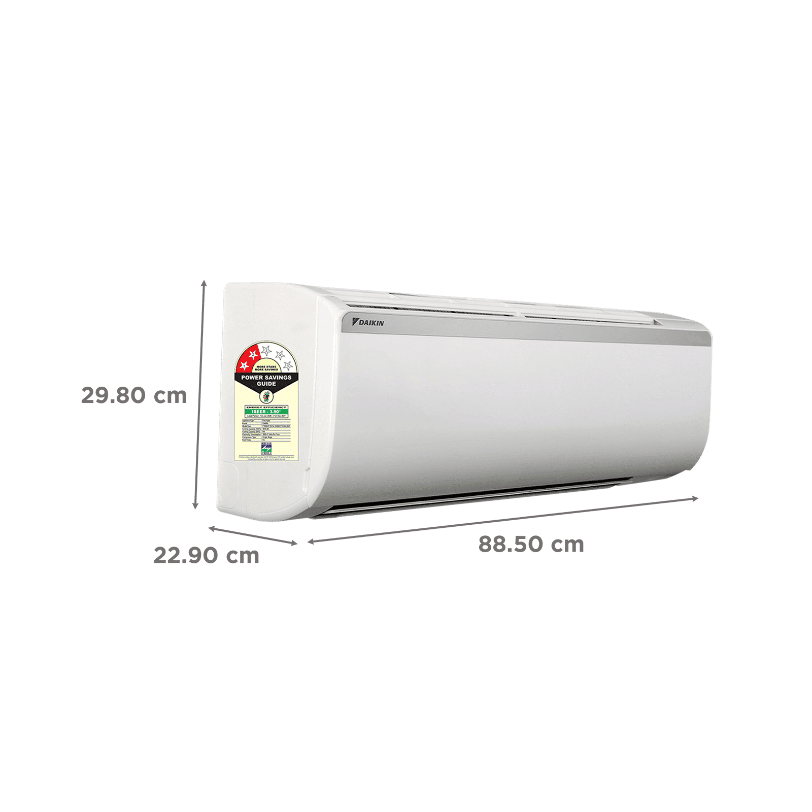 DAIKIN 1.5 Ton 2 Star Split AC (Copper Condenser, PM 2.5 Filter, FTQ50XV16VCA)_3