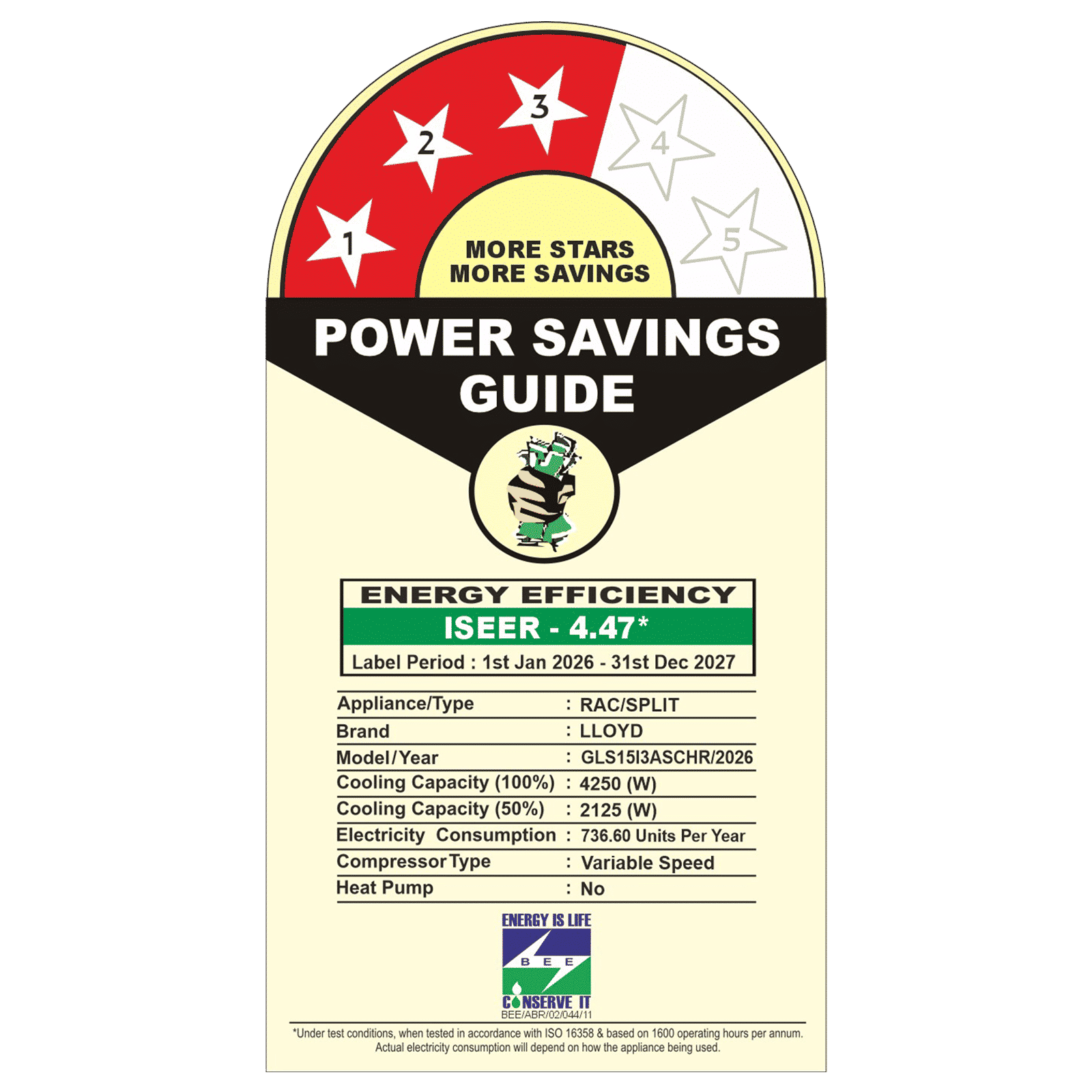 LLOYD 6 in 1 Convertible 1.2 Ton 3 Star Inverter Split AC with Ice Clean (2026 Model, Copper Condenser, GLS15I3ASCHR) LLOYD 6 in 1 Convertible 1.2 Ton 3 Star Inverter Split AC with Ice Clean (2026 Model, Copper Condenser, GLS15I3ASCHR)_2
