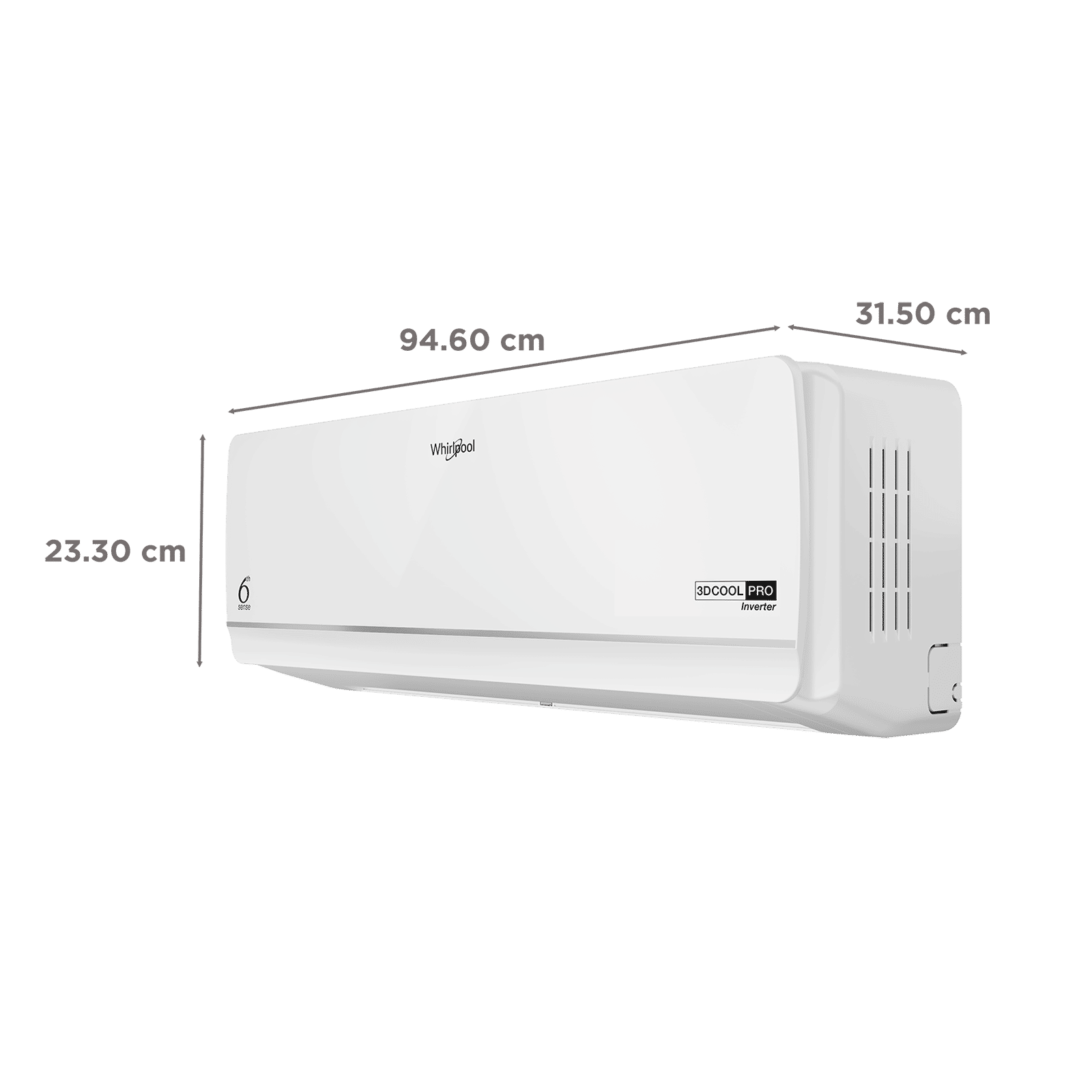 Whirlpool 3D Cool 5 in 1 Convertible 1.5 Ton 5 Star Inverter Split AC with 6th Sense Technology (Copper Condenser, 41501) Whirlpool 3D Cool 5 in 1 Convertible 1.5 Ton 5 Star Inverter Split AC with 6th Sense Technology (Copper Condenser, 41501)_3