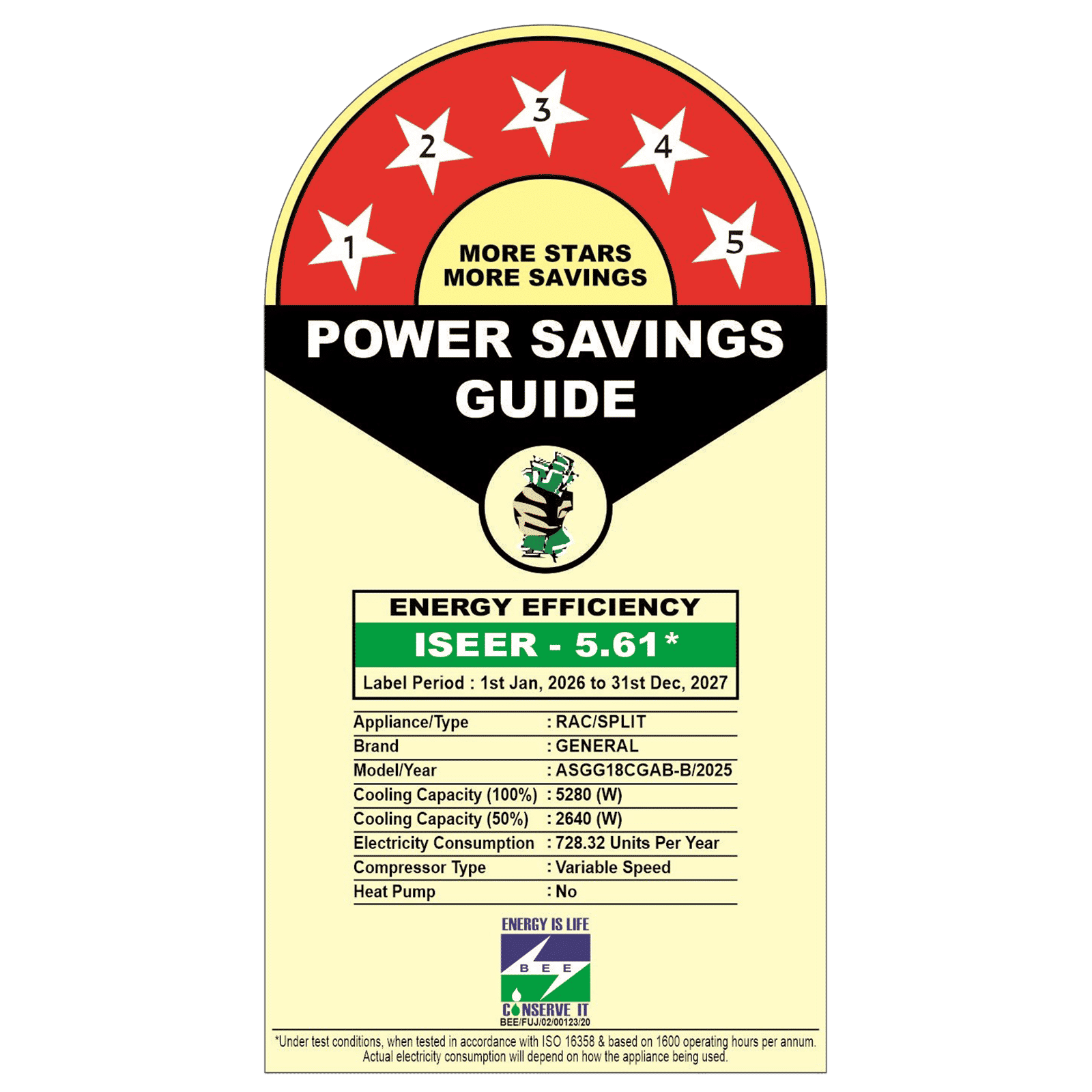 O GENERAL Advance Hyper Tropical 1.5 Ton 5 Star Inverter Split AC (2026 Model, Copper Condenser, ASGG18CGAB-B)_2