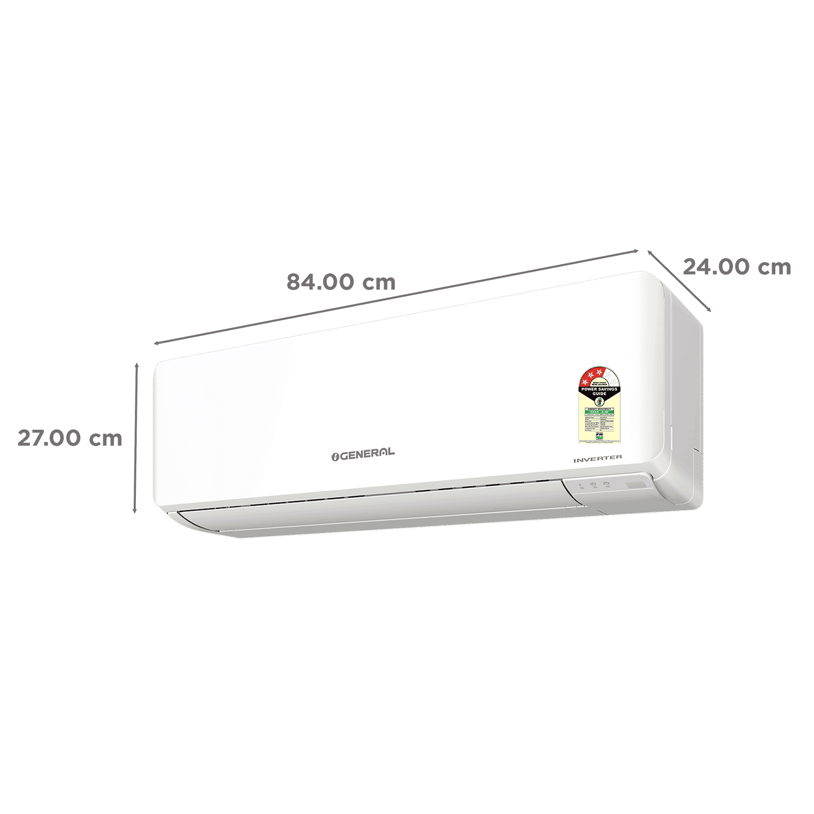 O GENERAL Advance Hyper Tropical 1 Ton 3 Star Inverter Split AC (2026 Model, Copper Condenser, ASGG12CPWA-B) O GENERAL Advance Hyper Tropical 1 Ton 3 Star Inverter Split AC (2026 Model, Copper Condenser, ASGG12CPWA-B)_3