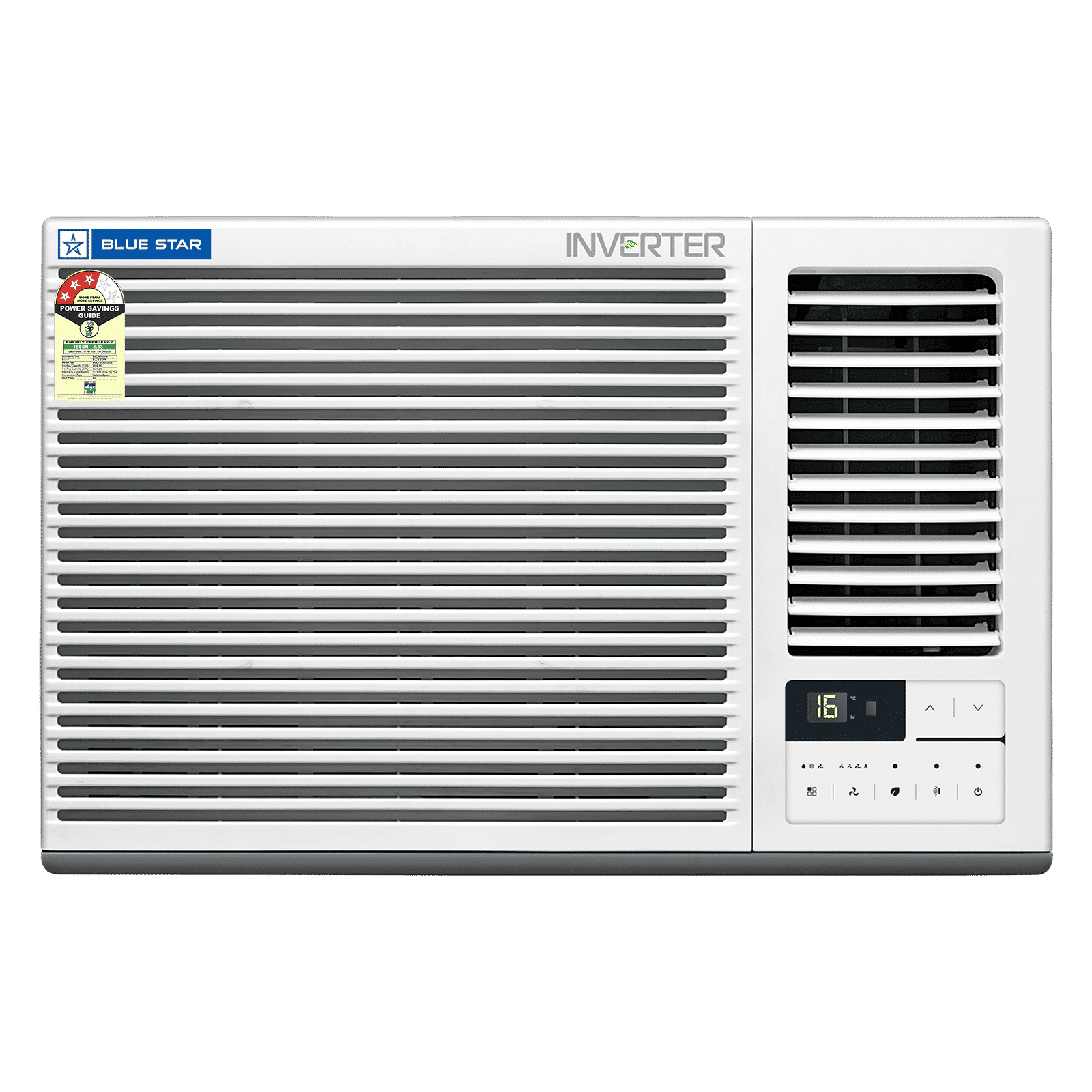 Blue Star 5 in 1 Convertible 1.5 Ton 3 Star Inverter Fixed Speed Window AC with Humidity Control (2026 Model, Copper Condenser, WIA318GXU) Blue Star 5 in 1 Convertible 1.5 Ton 3 Star Inverter Fixed Speed Window AC with Humidity Control (2026 Model, Copper Condenser, WIA318GXU)_1