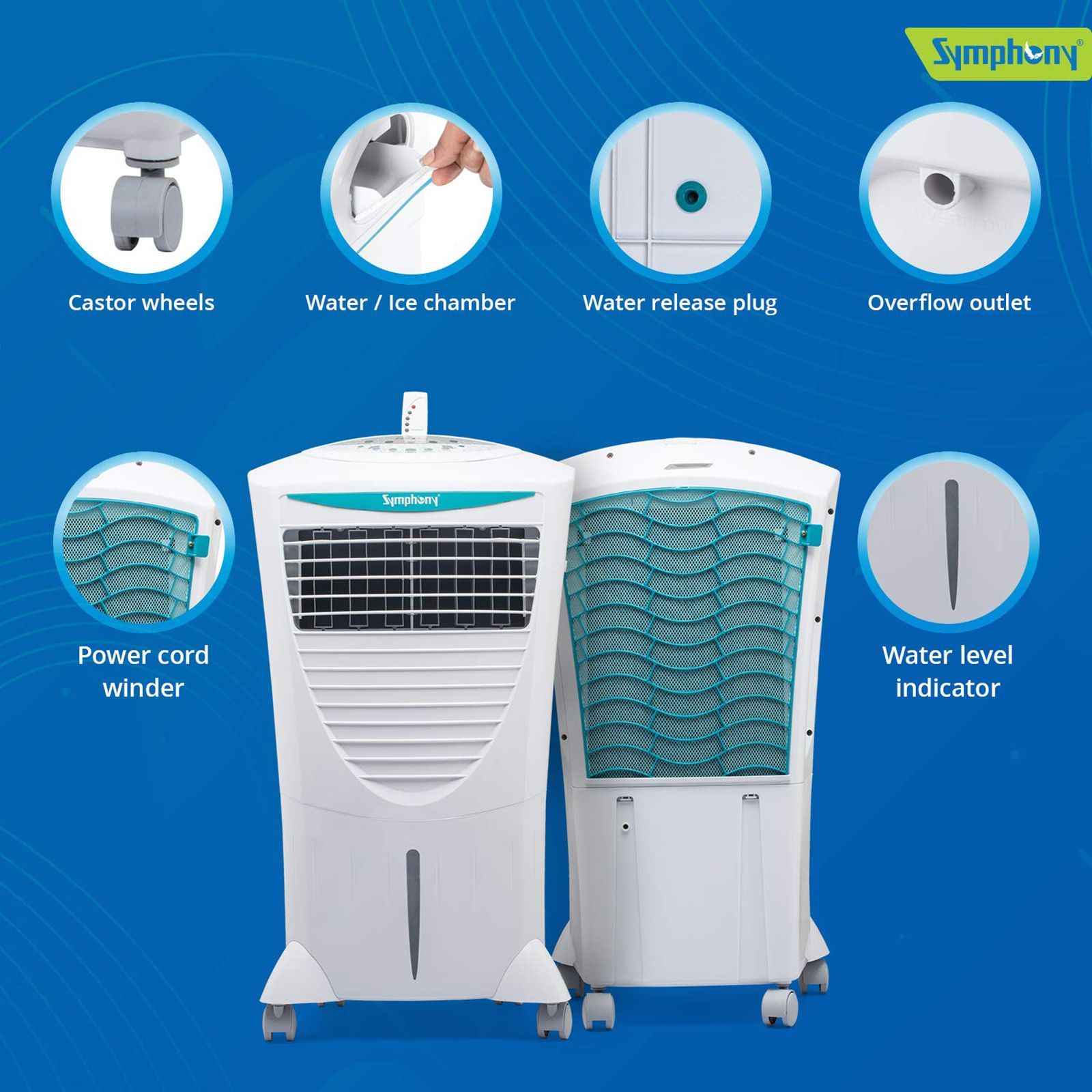 Symphony Hi Cool i 31 Litres Room Air Cooler with i-Pure Technology (Touch Control Panel, White)_10