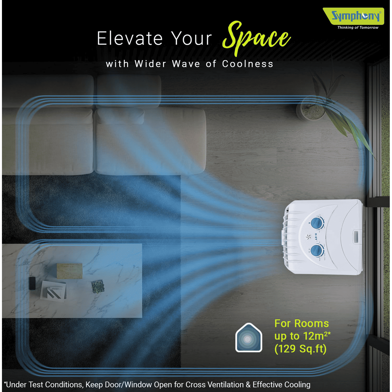 Symphony Diet 12T 12 Litres Personal Air Cooler with i-Pure Technology (Cool Flow Dispenser, White) Symphony Diet 12T 12 Litres Personal Air Cooler with i-Pure Technology (Cool Flow Dispenser, White)_16