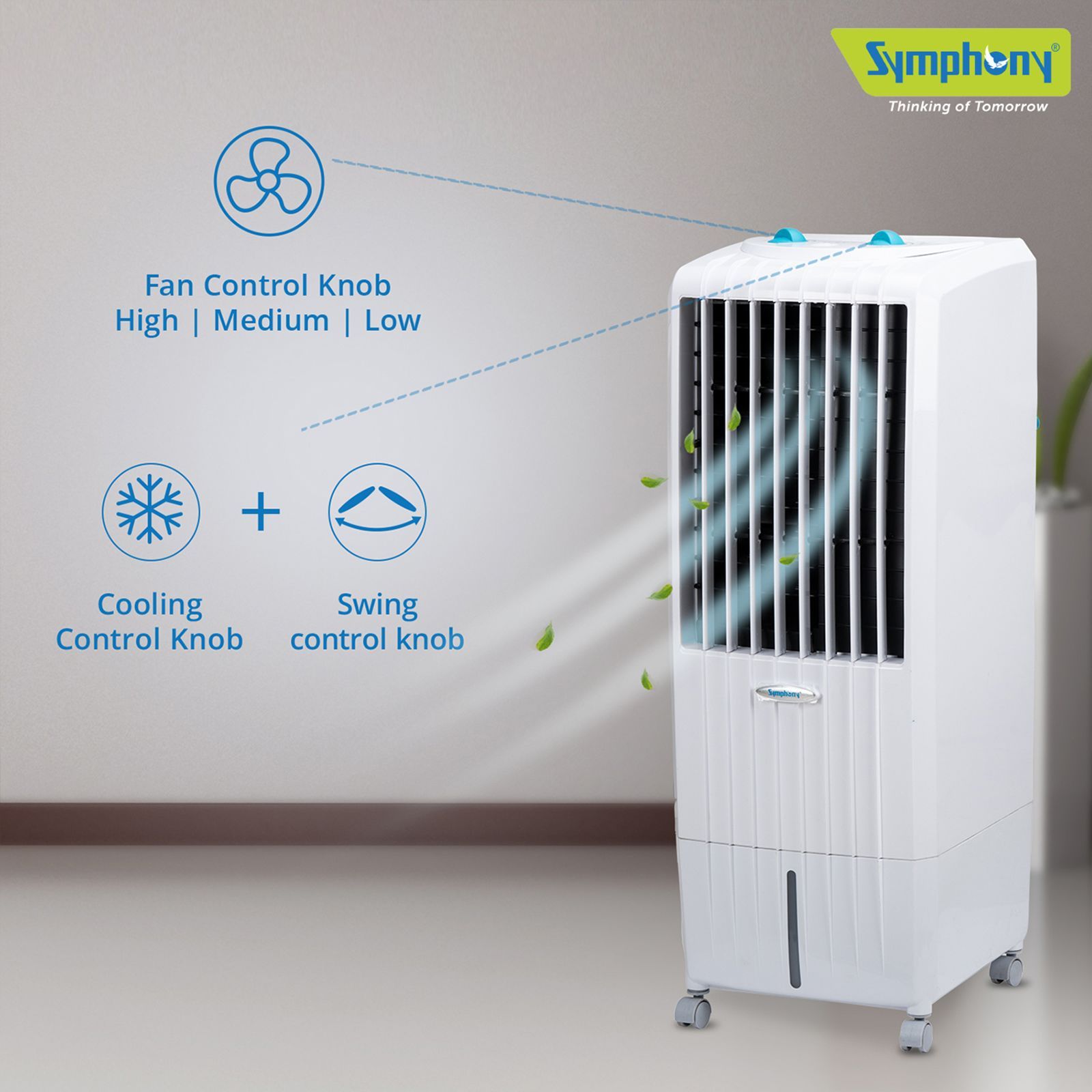 Symphony Diet 12T 12 Litres Personal Air Cooler with i-Pure Technology (Cool Flow Dispenser, White) Symphony Diet 12T 12 Litres Personal Air Cooler with i-Pure Technology (Cool Flow Dispenser, White)_20