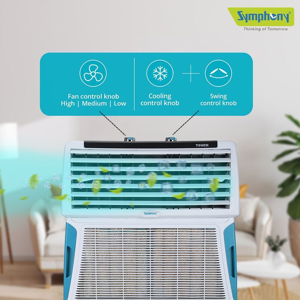 Symphony Touch 80 Litres Desert Air Cooler with i-Pure Technology (Inverter Compatible, White)_11