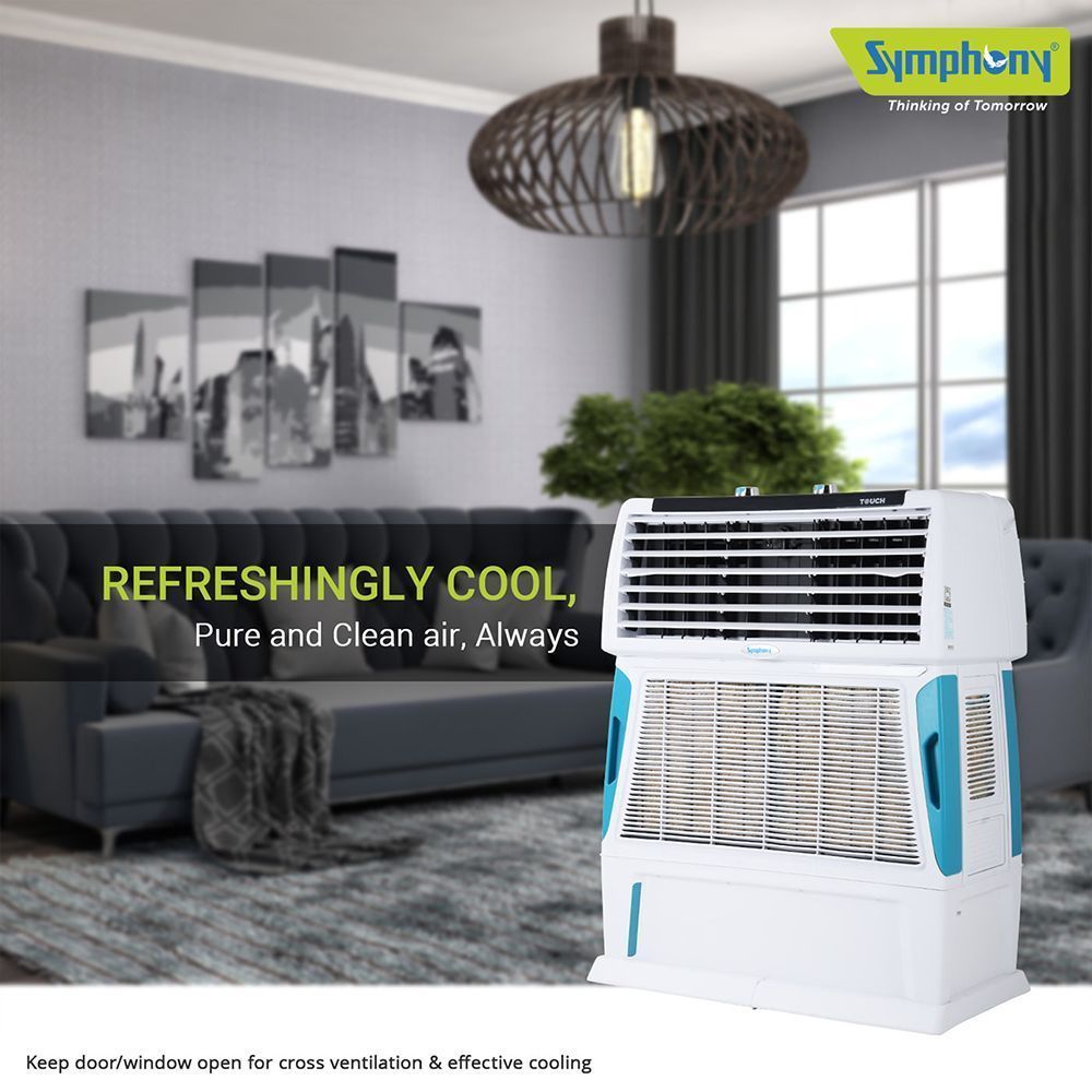 Symphony Touch 55 Litres Desert Air Cooler with i-Pure Technology (Inverter Compatible, White) Symphony Touch 55 Litres Desert Air Cooler with i-Pure Technology (Inverter Compatible, White)_14
