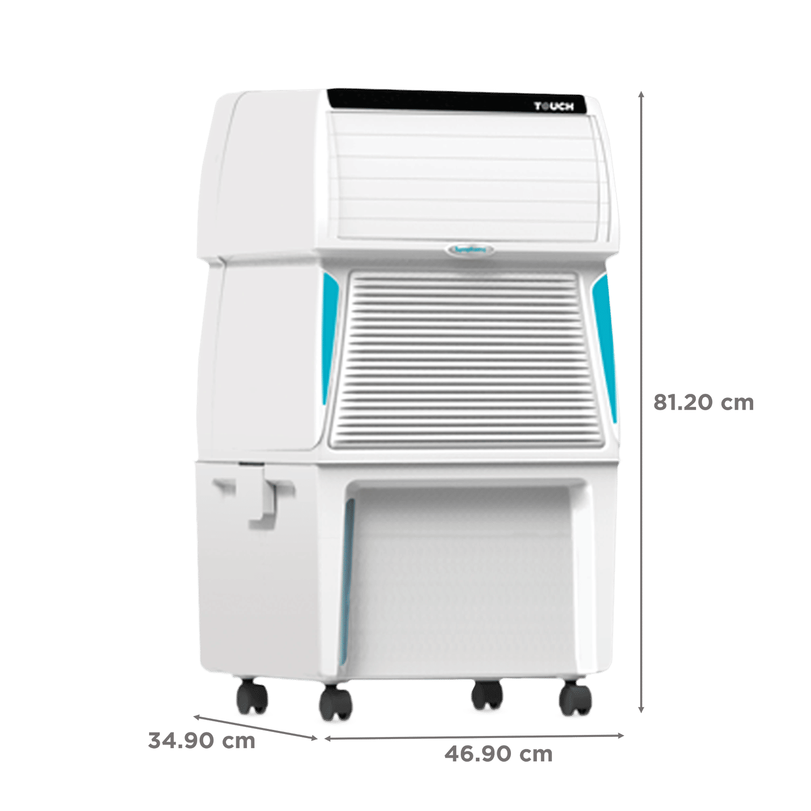 Symphony Touch 35 Litres Room Air Cooler with SMPS Technology (Voice Assistant, White)_2