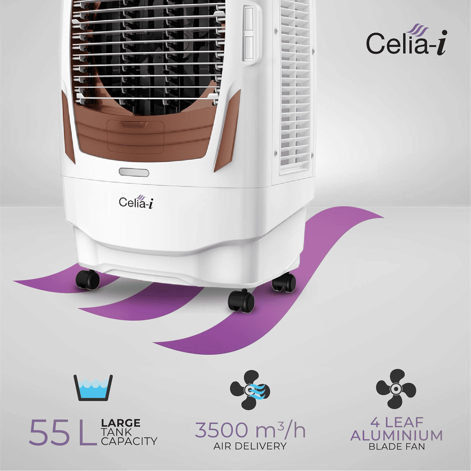 HAVELLS Celia-i 55 litre Desert Air Cooler (GHRACAXK220, White)_8