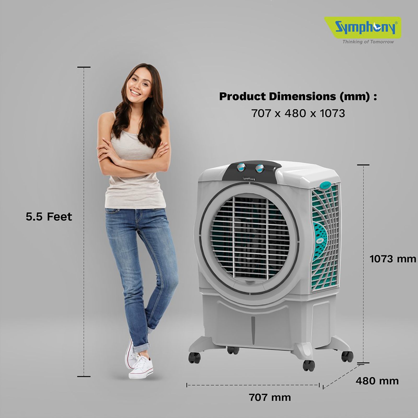 Symphony Sumo 75 XL 75 Litres Desert Air Cooler with i-Pure Technology (Powerful +Air Fan, White) Symphony Sumo 75 XL 75 Litres Desert Air Cooler with i-Pure Technology (Powerful +Air Fan, White)_11