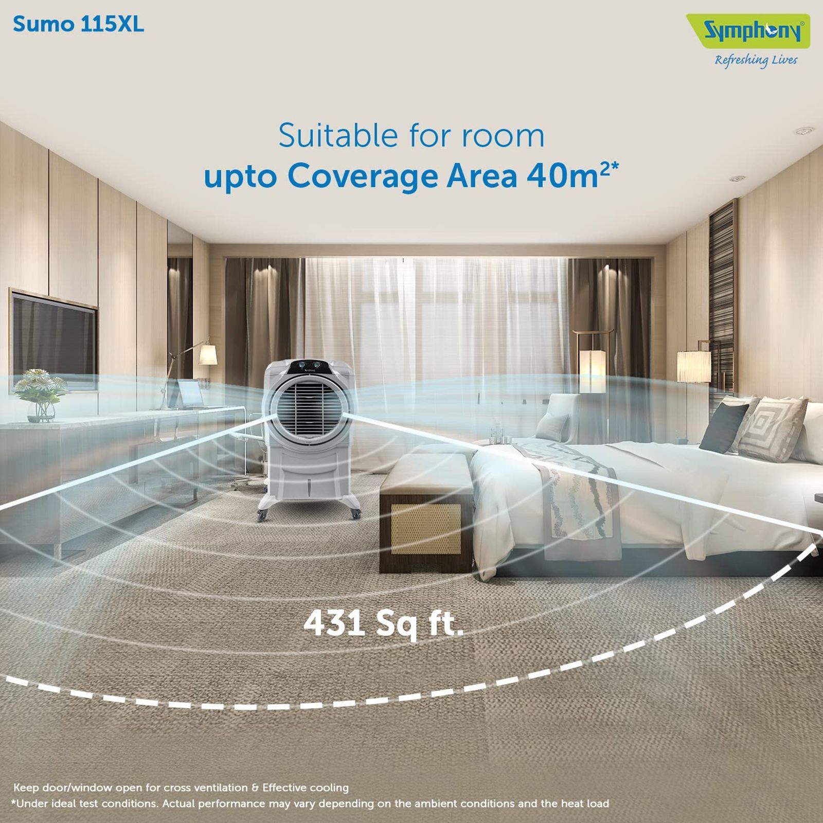 Symphony Sumo 115 XL 115 Litres Desert Air Cooler with i-Pure Technology (Anti-Spill Inlet, White)_8