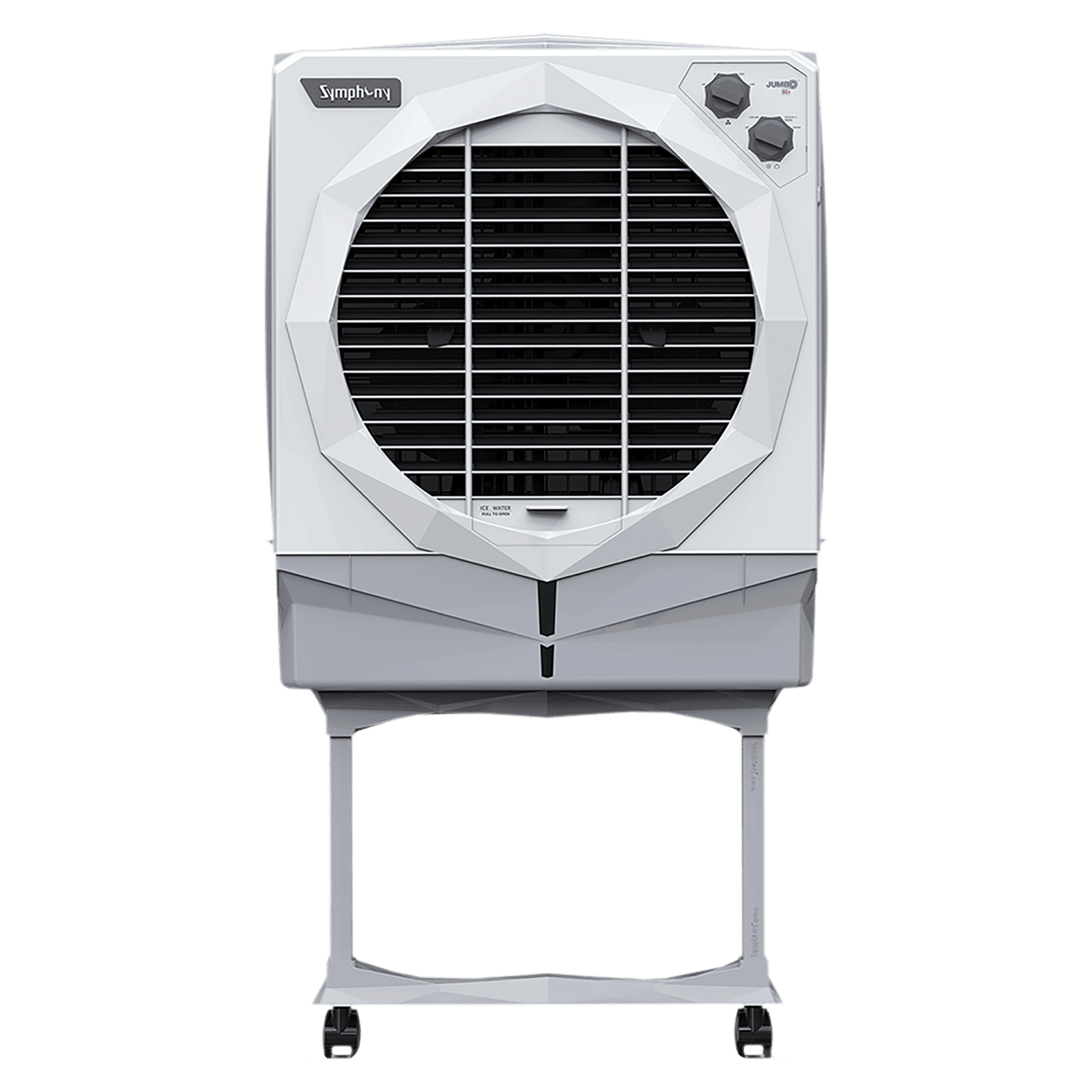 Symphony Jumbo 65 Plus 61 Litres Desert Air Cooler with Auto Louver Movement (Ice Chamber, White) Symphony Jumbo 65 Plus 61 Litres Desert Air Cooler with Auto Louver Movement (Ice Chamber, White)_1