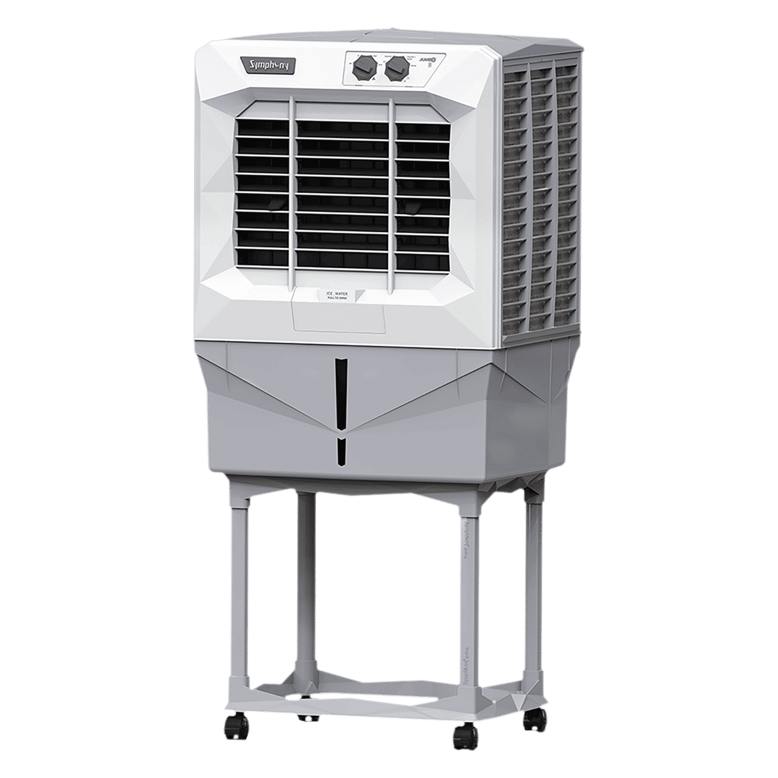 Symphony Jumbo 45DB 41 Litres Desert Air Cooler with Auto Louver Movement (Ice Chamber, White)_4