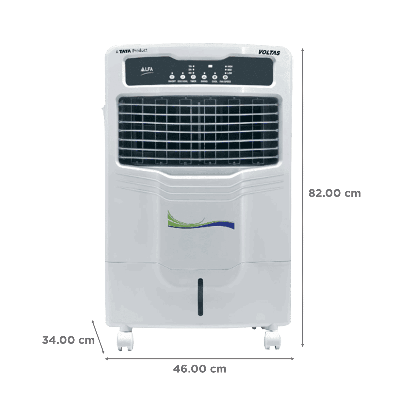 VOLTAS Alfa 28E 28 Litres Personal Air Cooler with Inverter Compatible (Thermal Overload Protection, White) VOLTAS Alfa 28E 28 Litres Personal Air Cooler with Inverter Compatible (Thermal Overload Protection, White)_2