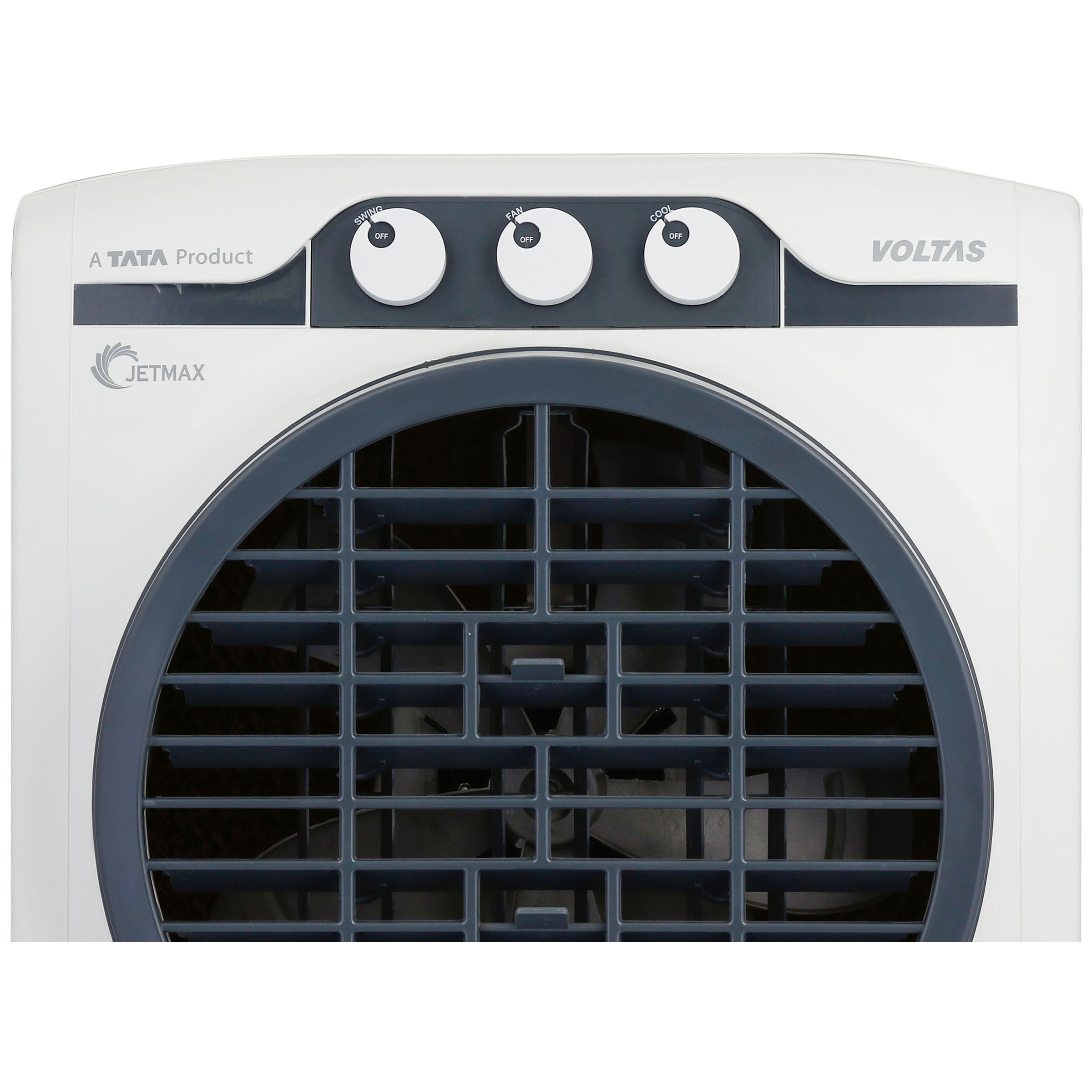 VOLTAS JetMax 54 Litres Desert Air Cooler with Honeycomb Pad (3 Speed Selection, White & Grey) VOLTAS JetMax 54 Litres Desert Air Cooler with Honeycomb Pad (3 Speed Selection, White & Grey)_5