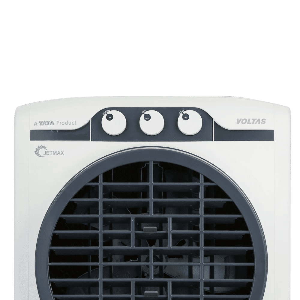 VOLTAS JetMax 54 Litres Desert Air Cooler with Honeycomb Pad (3 Speed Selection, White & Grey) VOLTAS JetMax 54 Litres Desert Air Cooler with Honeycomb Pad (3 Speed Selection, White & Grey)_6