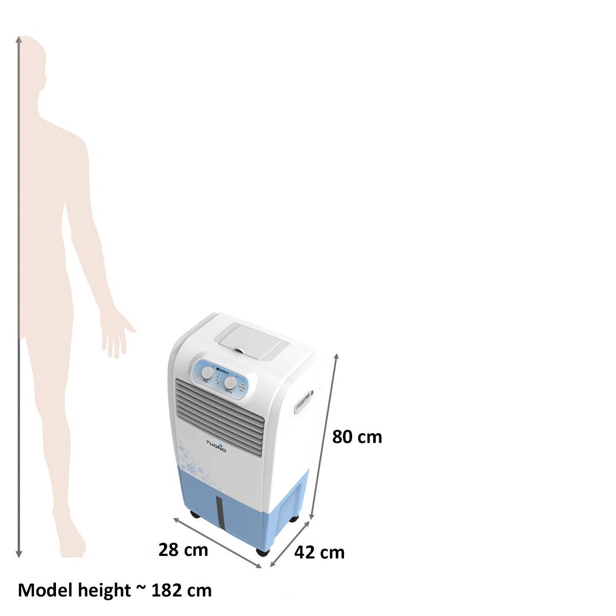 HAVELLS Tuono 18 Litres Personal Air Cooler (Thermal Overload Protection, GHRACBCW180, Mint Blue)_2