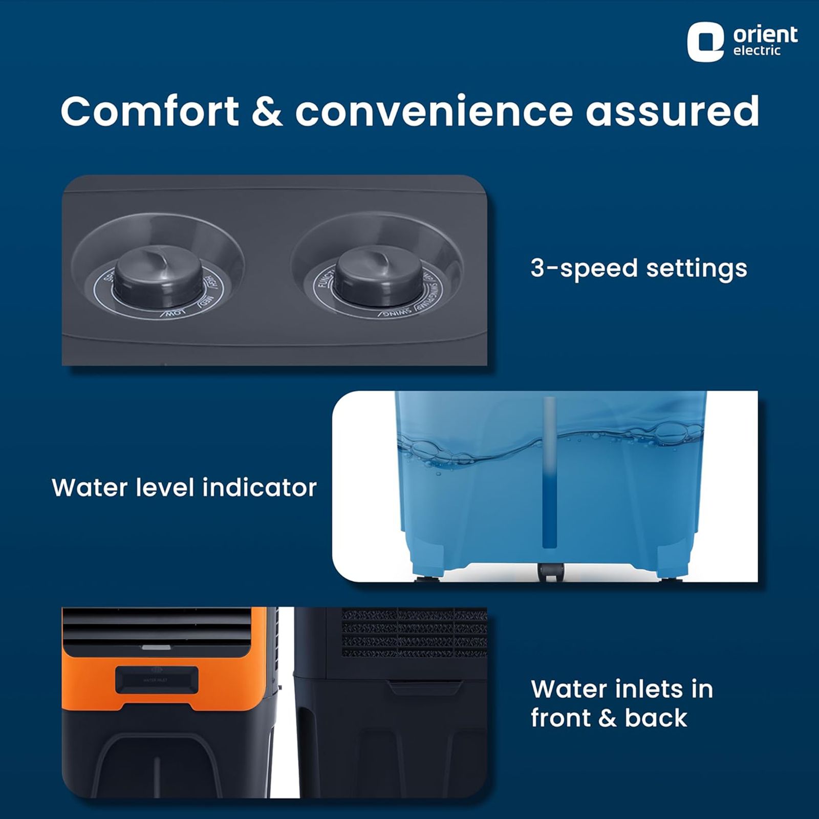 Orient Ultimo 50 Litres Desert Air Cooler with Aerofan Technology (Ice Chamber, Grey) Orient Ultimo 50 Litres Desert Air Cooler with Aerofan Technology (Ice Chamber, Grey)_15