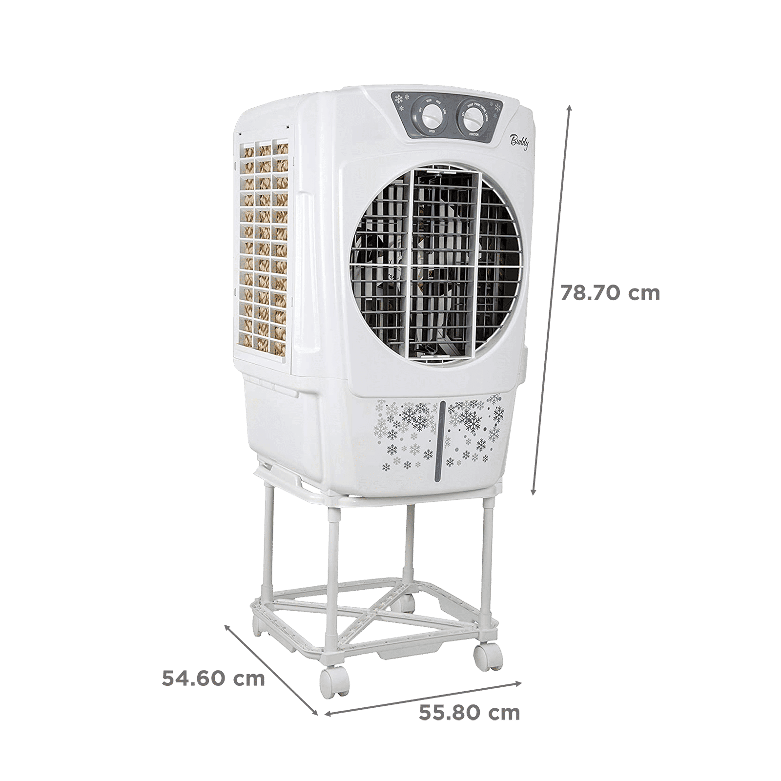 USHA BUDDY 45 Litres Desert Air Cooler with Inverter Compatible (Thermal Overload Protection, White) USHA BUDDY 45 Litres Desert Air Cooler with Inverter Compatible (Thermal Overload Protection, White)_2