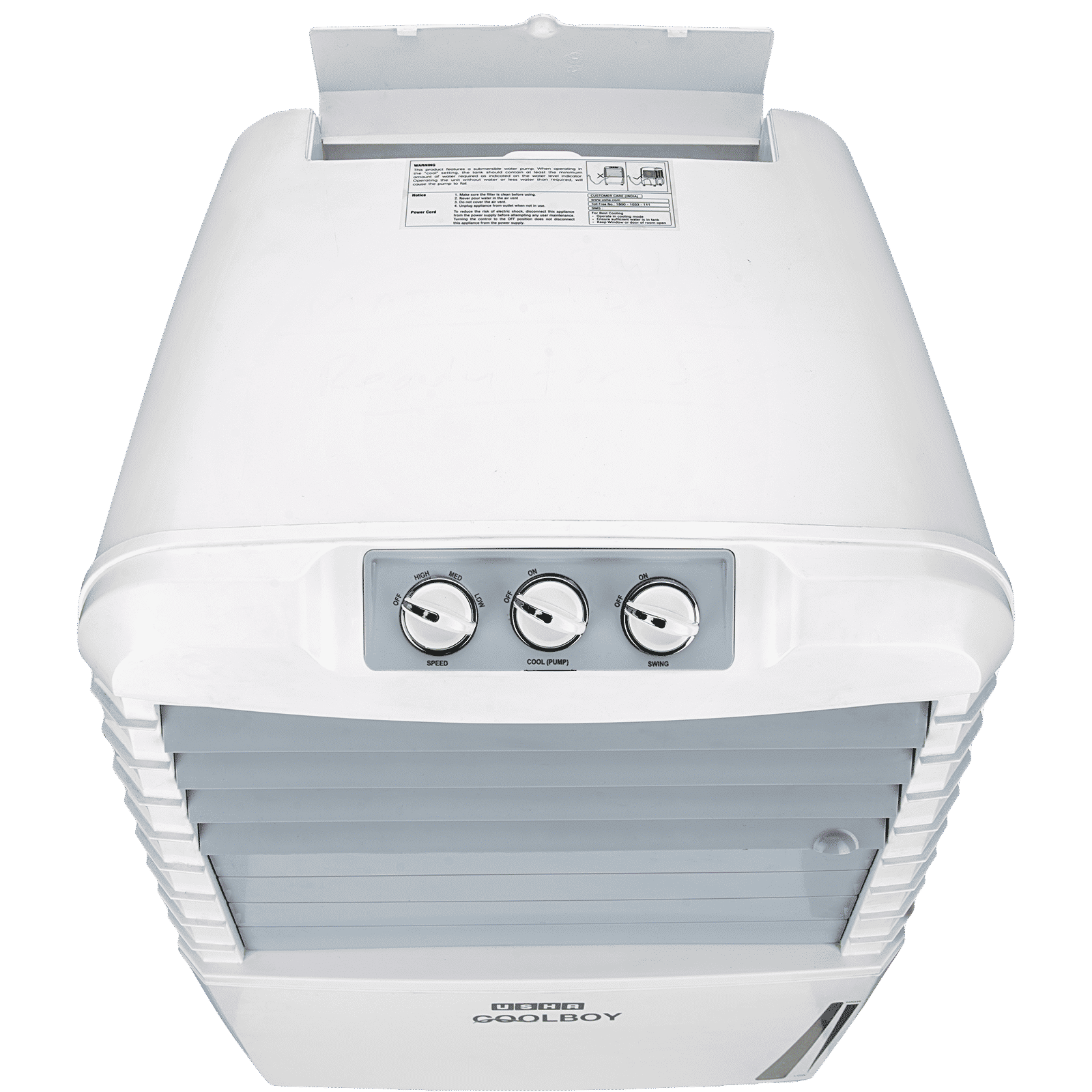 USHA COOLBOY 35 Litres Personal Air Cooler with Inverter Compatible (Thermal Overload Protection, White) USHA COOLBOY 35 Litres Personal Air Cooler with Inverter Compatible (Thermal Overload Protection, White)_6