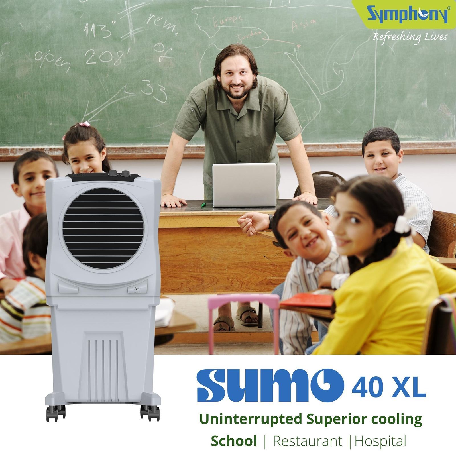 Symphony Sumo 40 XL 40 Litres Desert Air Cooler with Whisper-Quiet Operation (Cool Flow Dispenser, White)_15