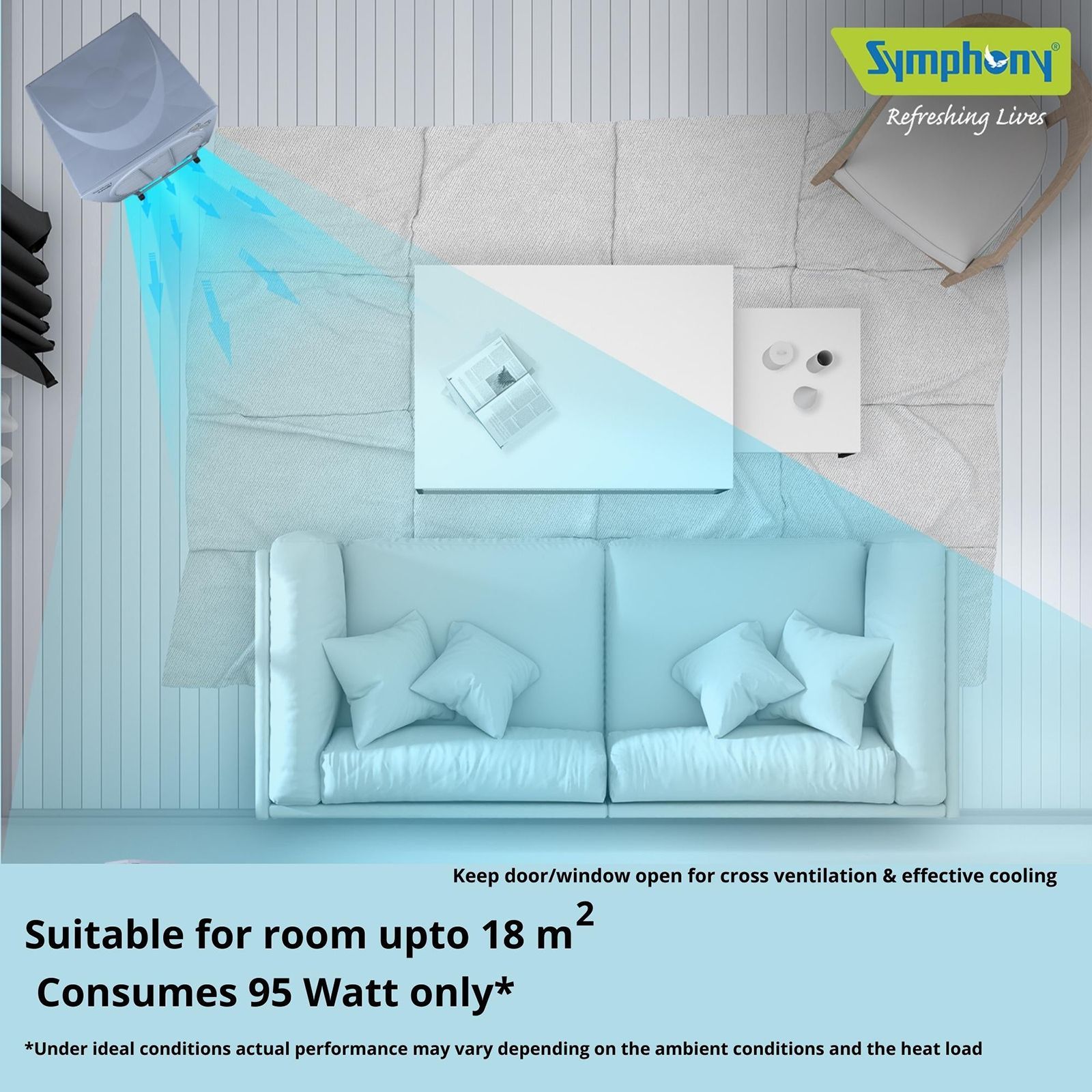 Symphony Sumo 40 XL 40 Litres Desert Air Cooler with Whisper-Quiet Operation (Cool Flow Dispenser, White)_17