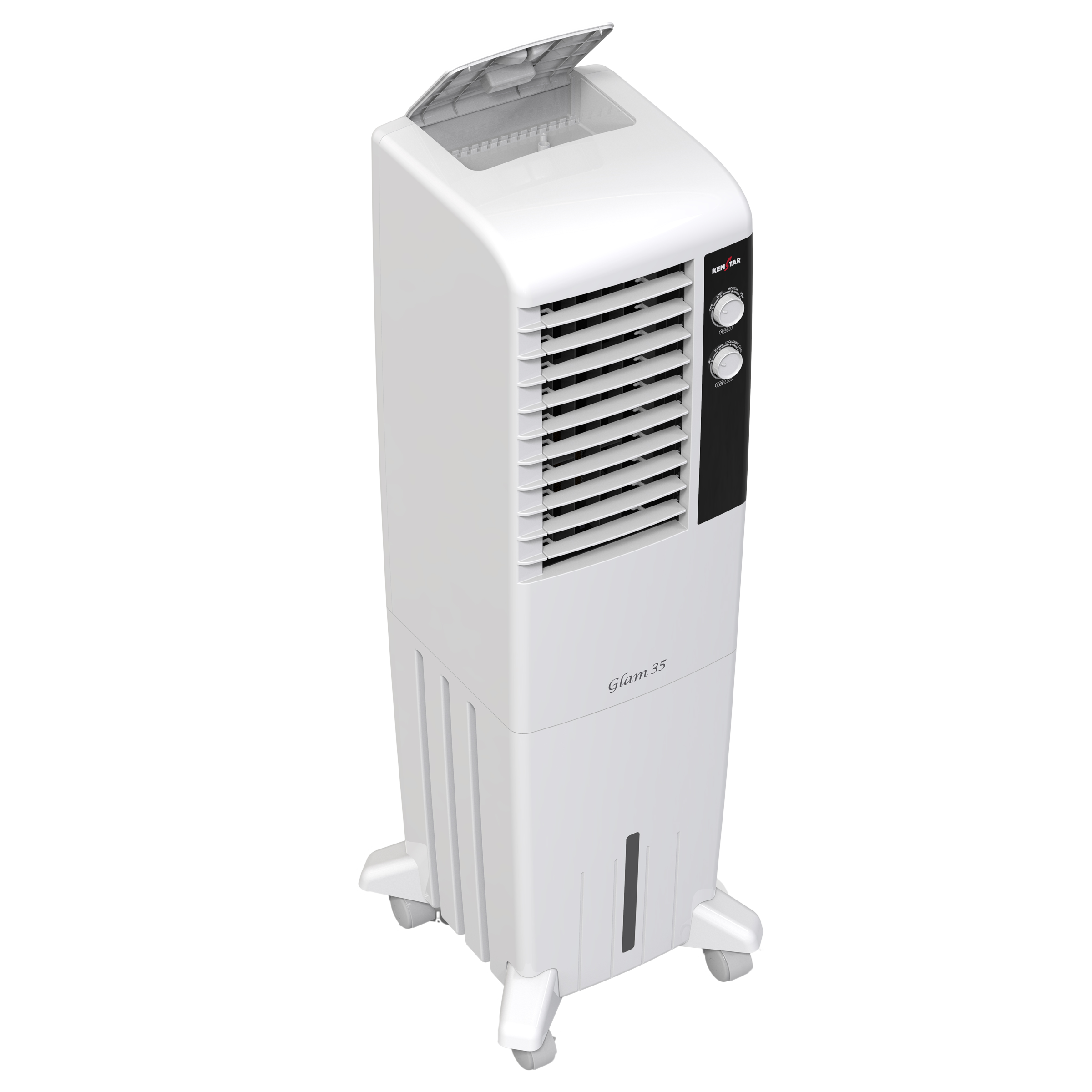 KENSTAR GLAM 35 Litres Tower Air Cooler (Inverter Compatible, KCLGLMWH035BMH-ELM, White) KENSTAR GLAM 35 Litres Tower Air Cooler (Inverter Compatible, KCLGLMWH035BMH-ELM, White)_5