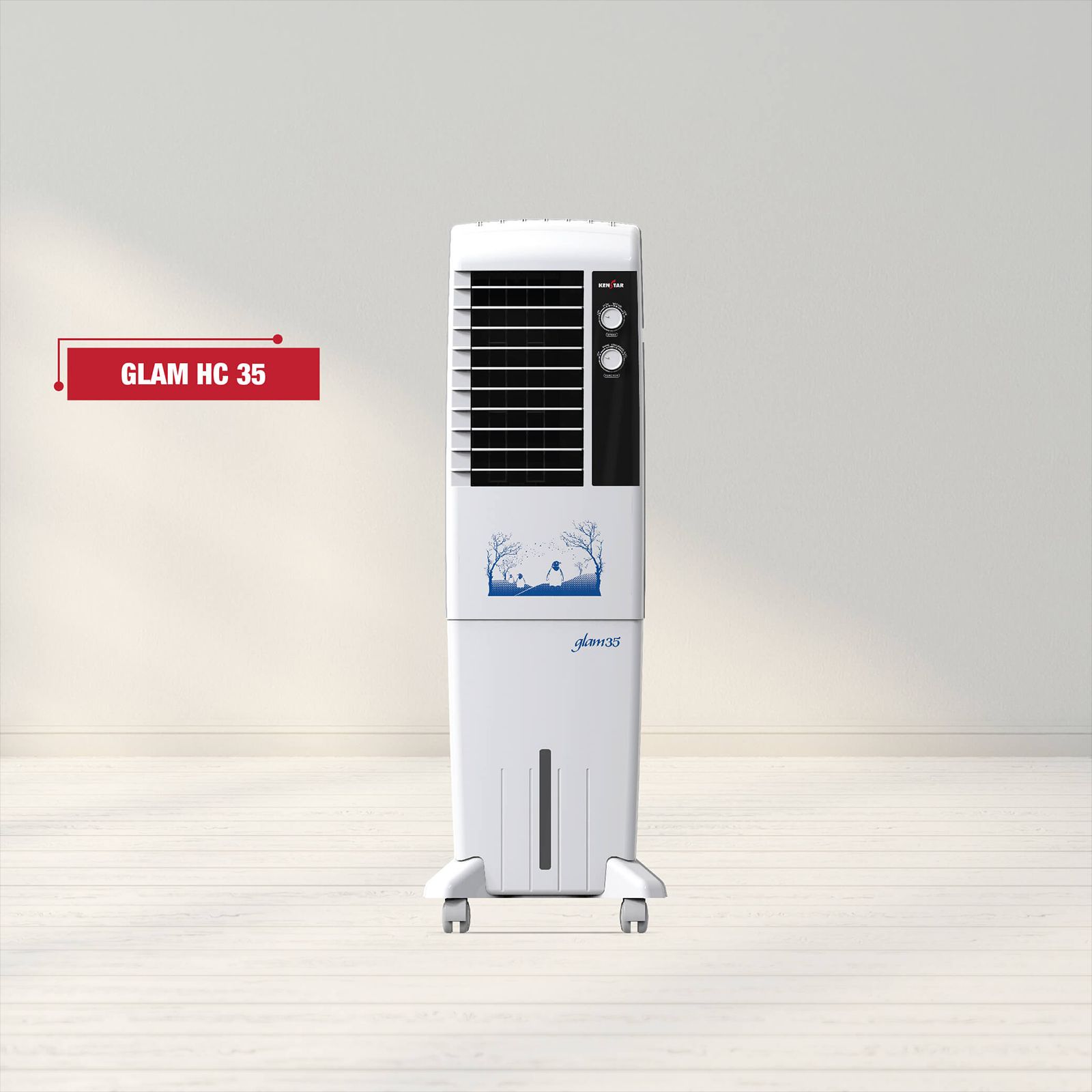 KENSTAR GLAM 35 Litres Tower Air Cooler (Inverter Compatible, KCLGLMWH035BMH-ELM, White) KENSTAR GLAM 35 Litres Tower Air Cooler (Inverter Compatible, KCLGLMWH035BMH-ELM, White)_6