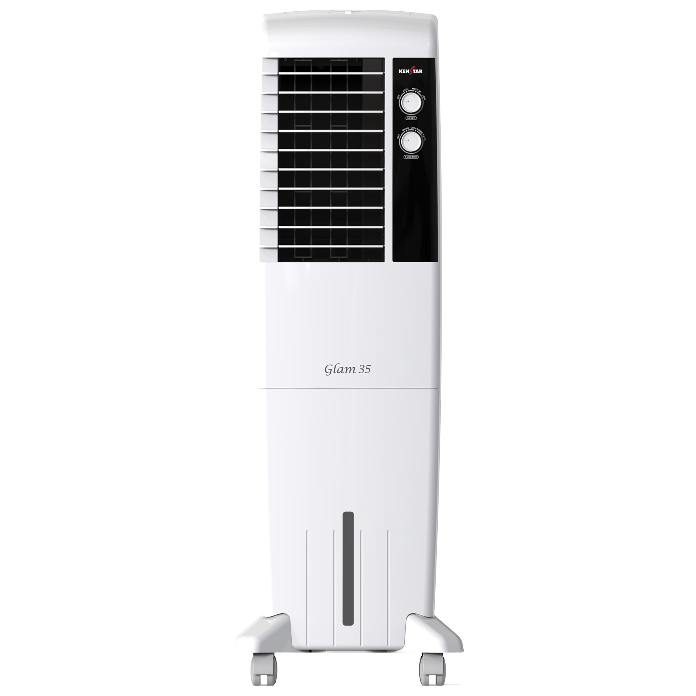 KENSTAR GLAM 35 Litres Tower Air Cooler (Inverter Compatible, KCLGLMWH035BMH-ELM, White) KENSTAR GLAM 35 Litres Tower Air Cooler (Inverter Compatible, KCLGLMWH035BMH-ELM, White)_1