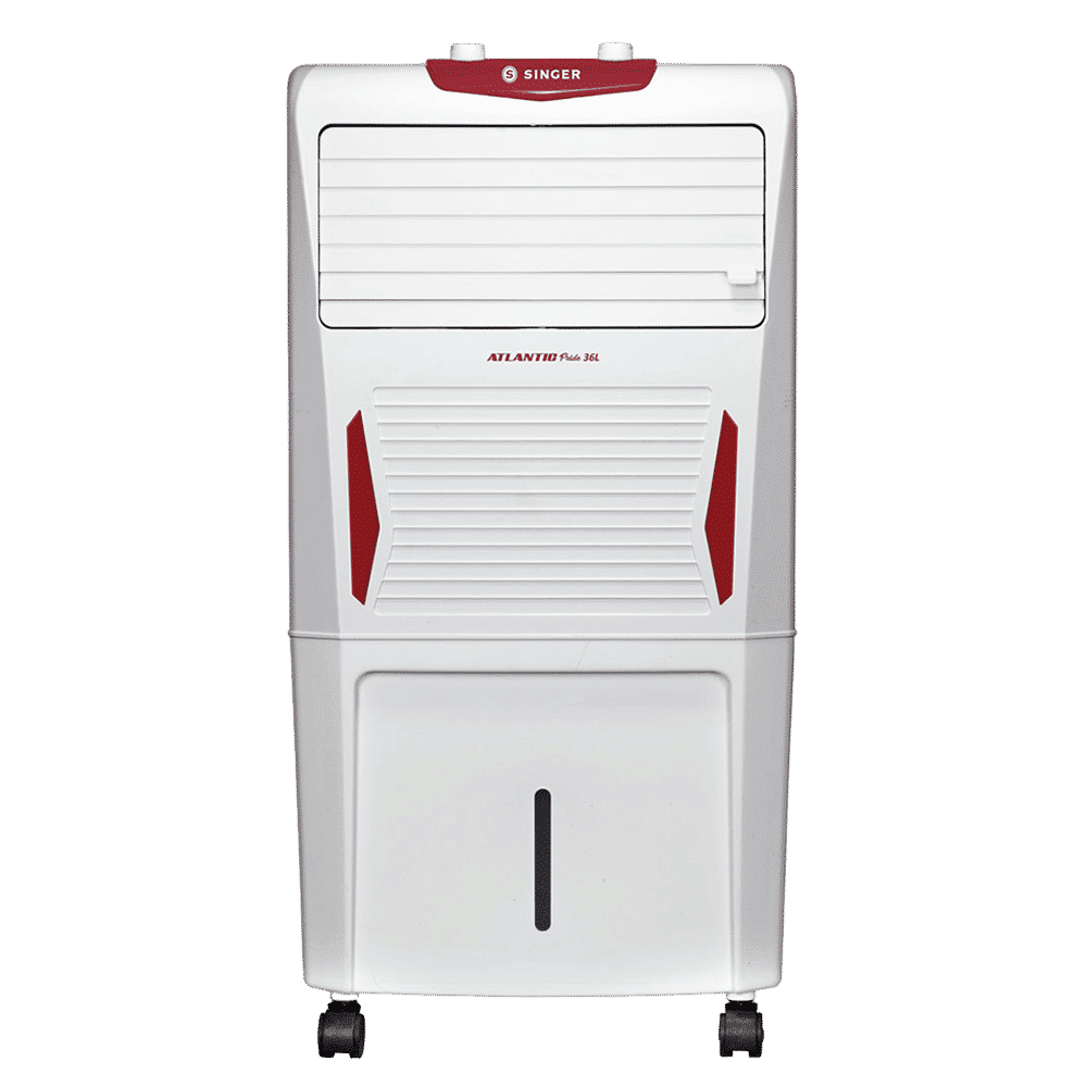 SINGER Atlantic Pride 36 Litres Room Air Cooler (Honeycomb Cooling Pad, White)_2