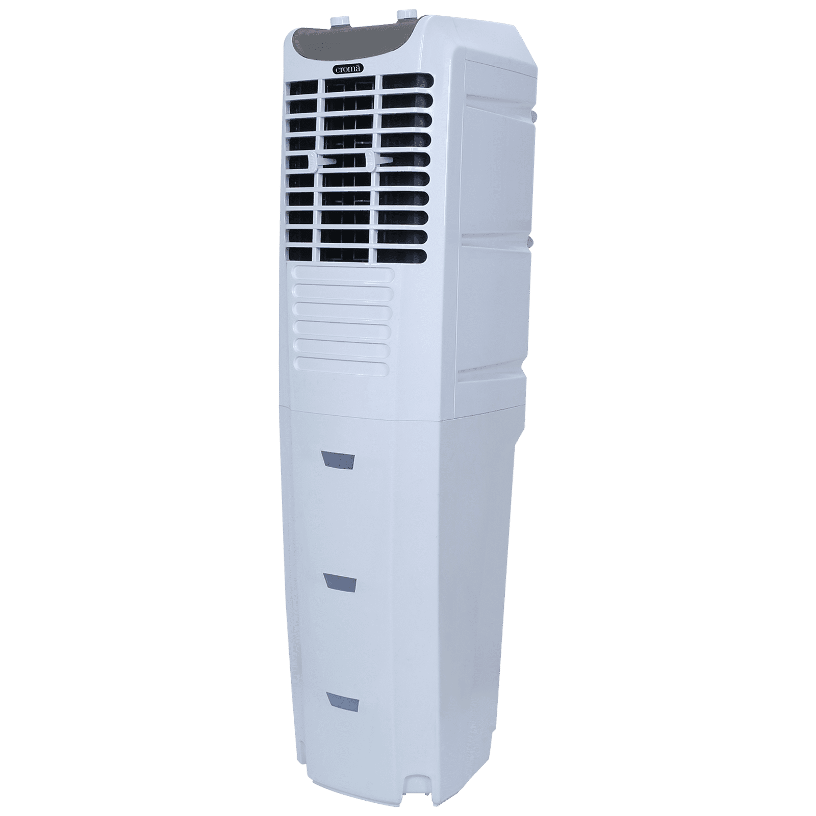 Croma 55 Litres Tower Air Cooler (Anti-bacterial Honeycomb Pad & Tank, White & Grey) Croma 55 Litres Tower Air Cooler (Anti-bacterial Honeycomb Pad & Tank, White & Grey)_3
