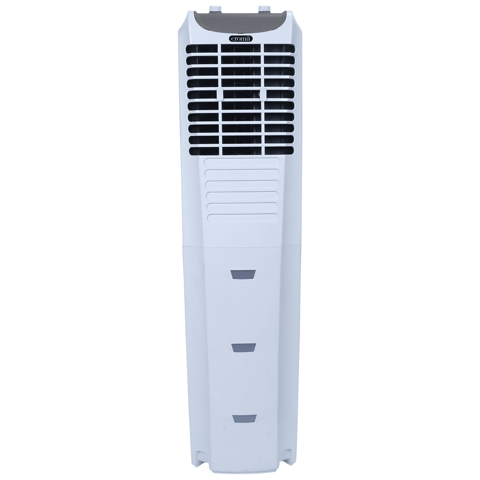 Croma 55 Litres Tower Air Cooler (Anti-bacterial Honeycomb Pad & Tank, White & Grey) Croma 55 Litres Tower Air Cooler (Anti-bacterial Honeycomb Pad & Tank, White & Grey)_1