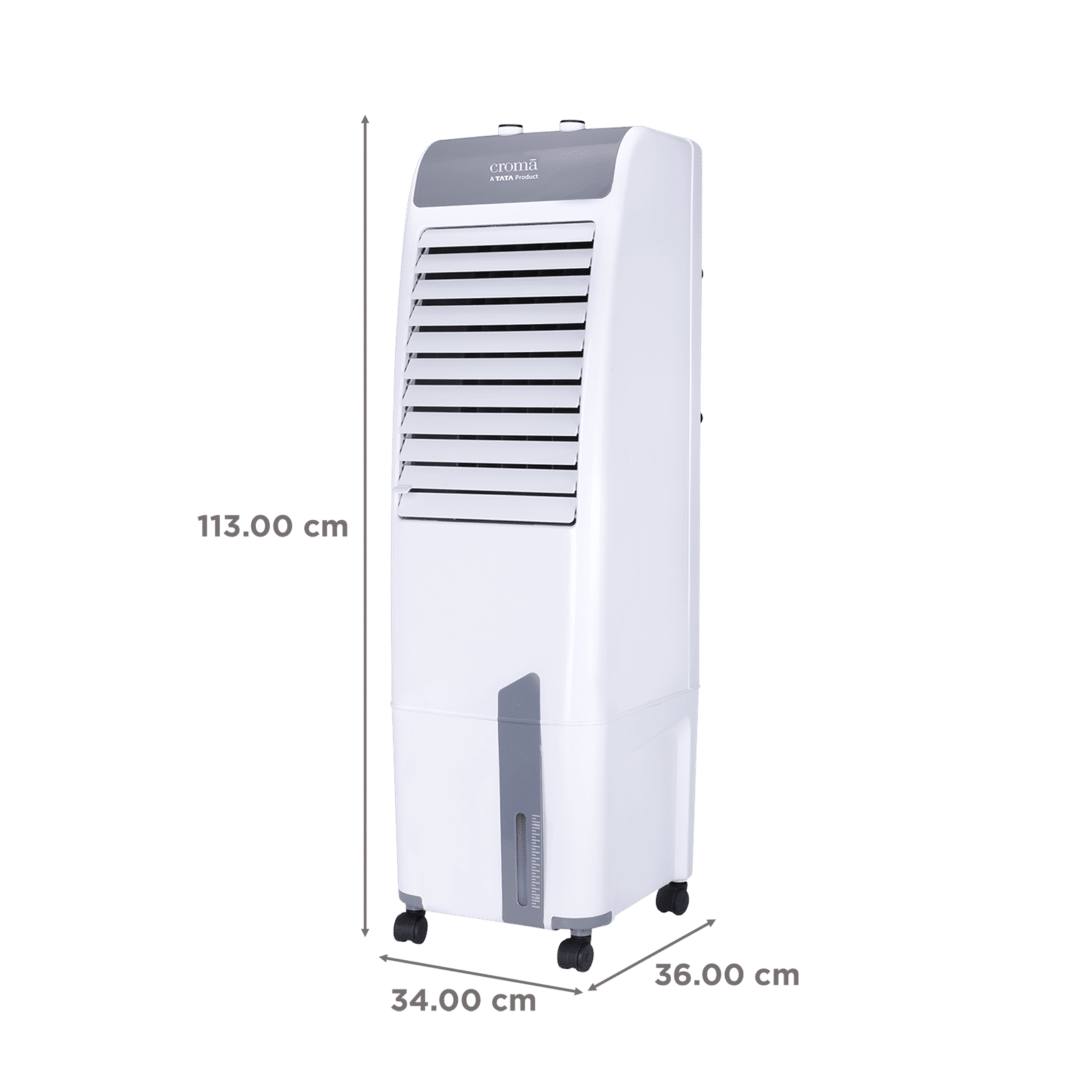 Croma 30 Litres Tower Air Cooler with Inverter Compatible (Ice Chamber, White & Grey) Croma 30 Litres Tower Air Cooler with Inverter Compatible (Ice Chamber, White & Grey)_2