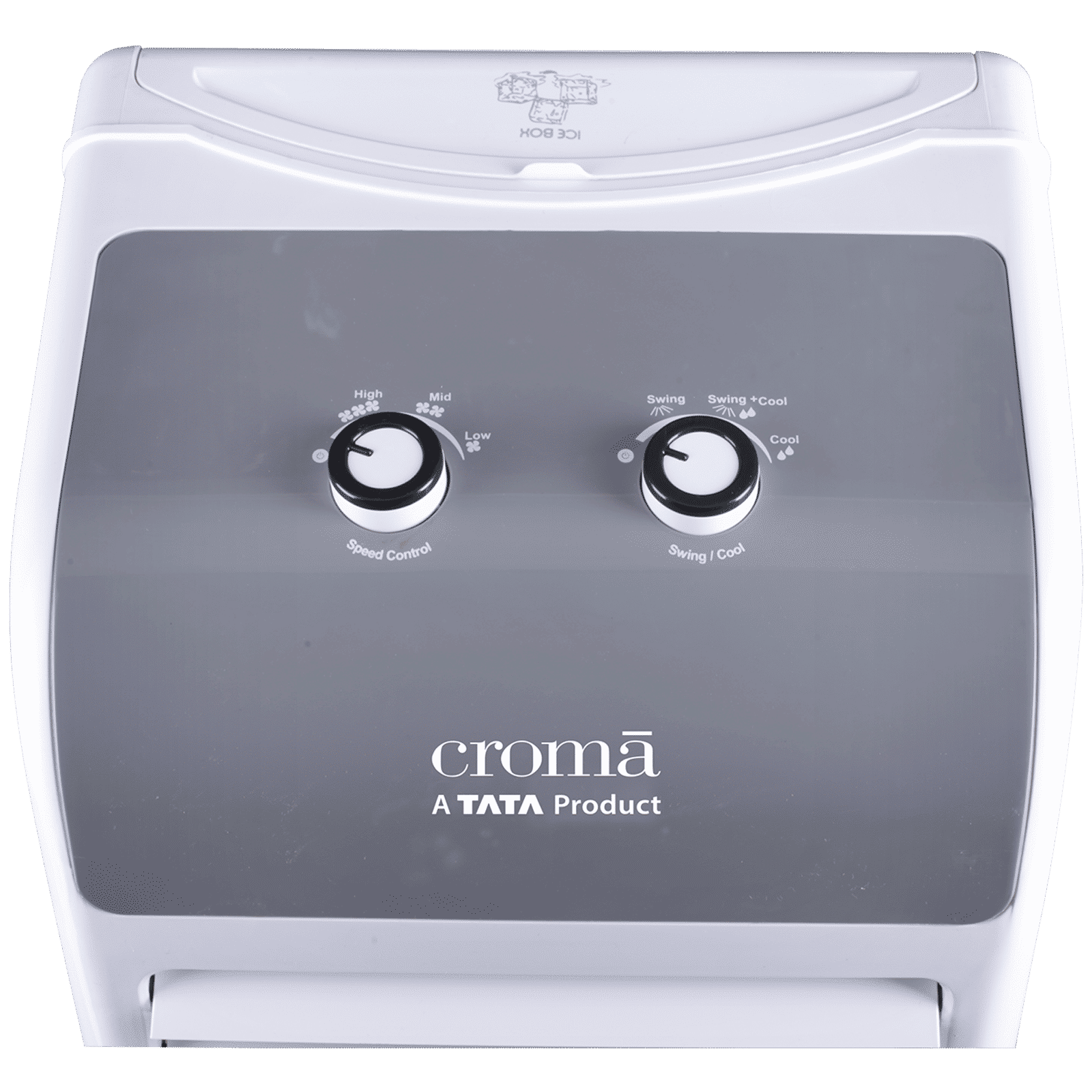 Croma 30 Litres Tower Air Cooler with Inverter Compatible (Ice Chamber, White & Grey) Croma 30 Litres Tower Air Cooler with Inverter Compatible (Ice Chamber, White & Grey)_5