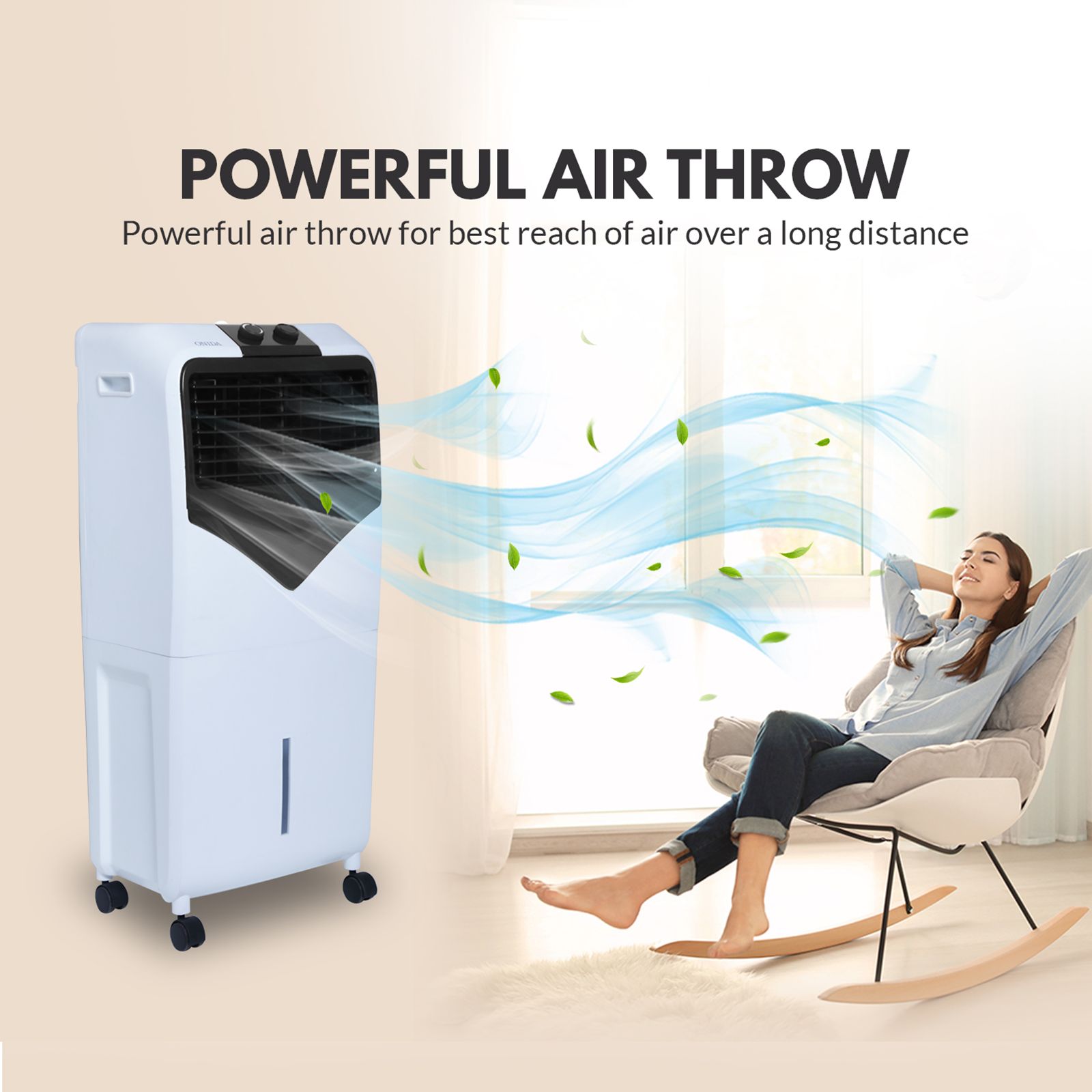 ONIDA 35 Litres Personal Air Cooler (Honeycomb Pads, PC35ADG, White)_8