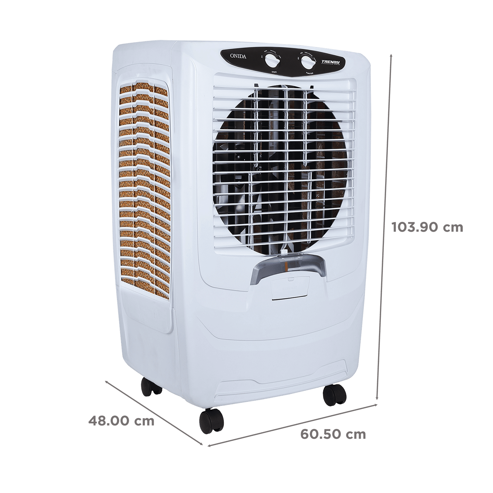 ONIDA 52 Litres Desert Air Cooler (Honeycomb Pads, DC52TDG, White)_2