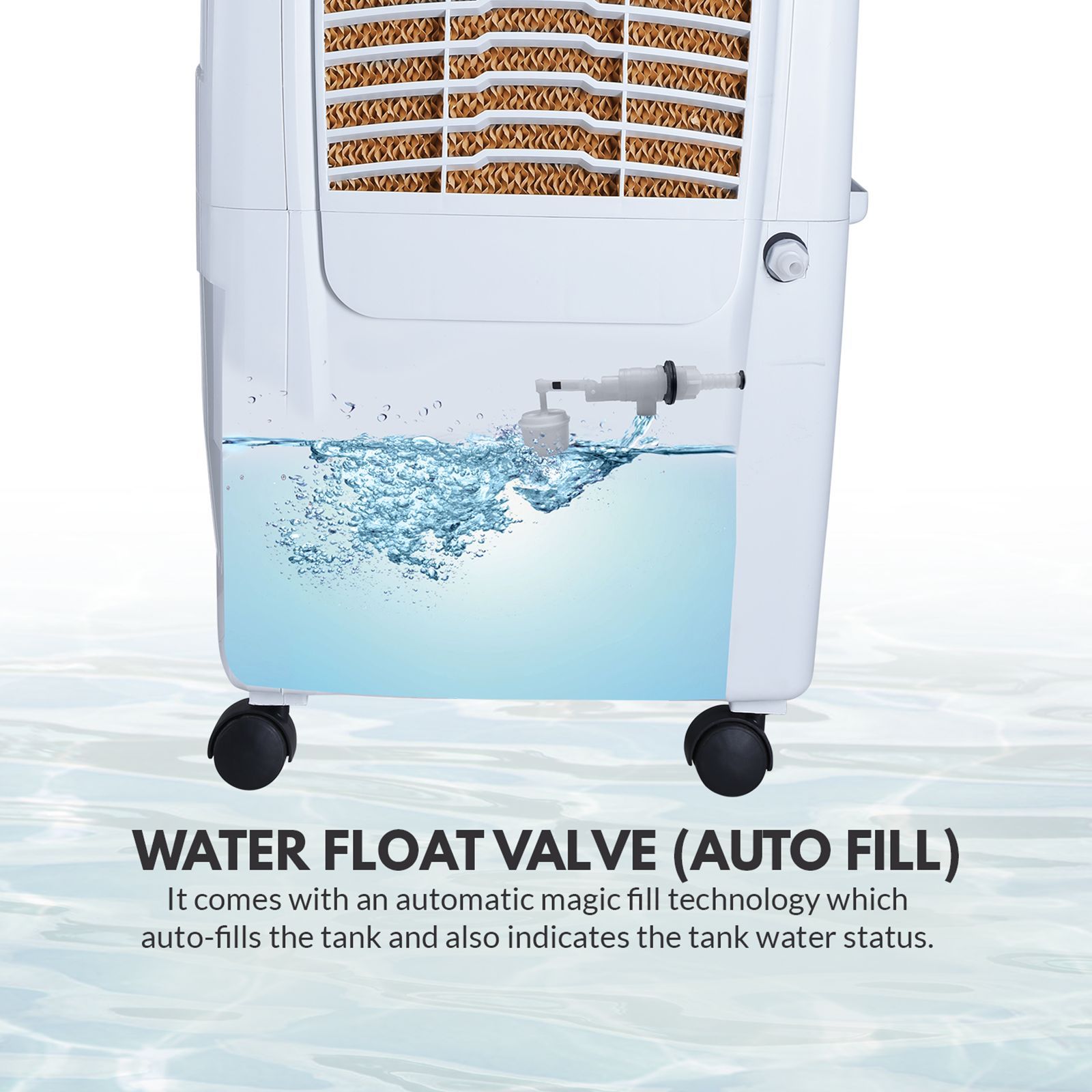 ONIDA 85 Litres Desert Air Cooler (Honeycomb Pads, DC85IDG, White) ONIDA 85 Litres Desert Air Cooler (Honeycomb Pads, DC85IDG, White)_7