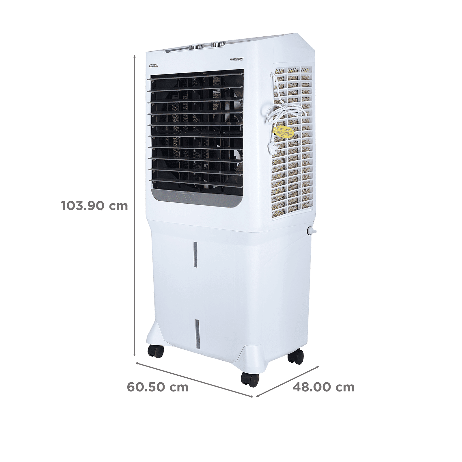ONIDA 90 Litres Desert Air Cooler (Honeycomb Pads, DC90HDG, White)_2