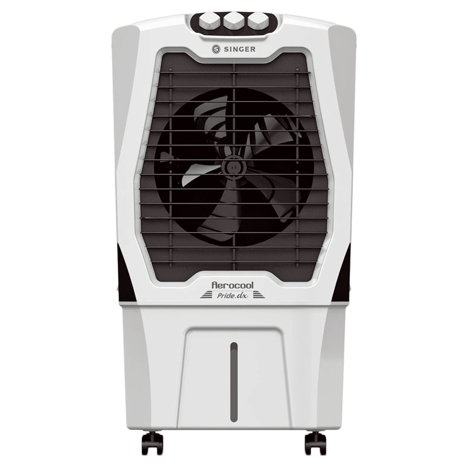 SINGER Aerocool Pride DX 90 Litres Room Air Cooler (3 Fan Speed Selection, Grey and Black) SINGER Aerocool Pride DX 90 Litres Room Air Cooler (3 Fan Speed Selection, Grey and Black)_1