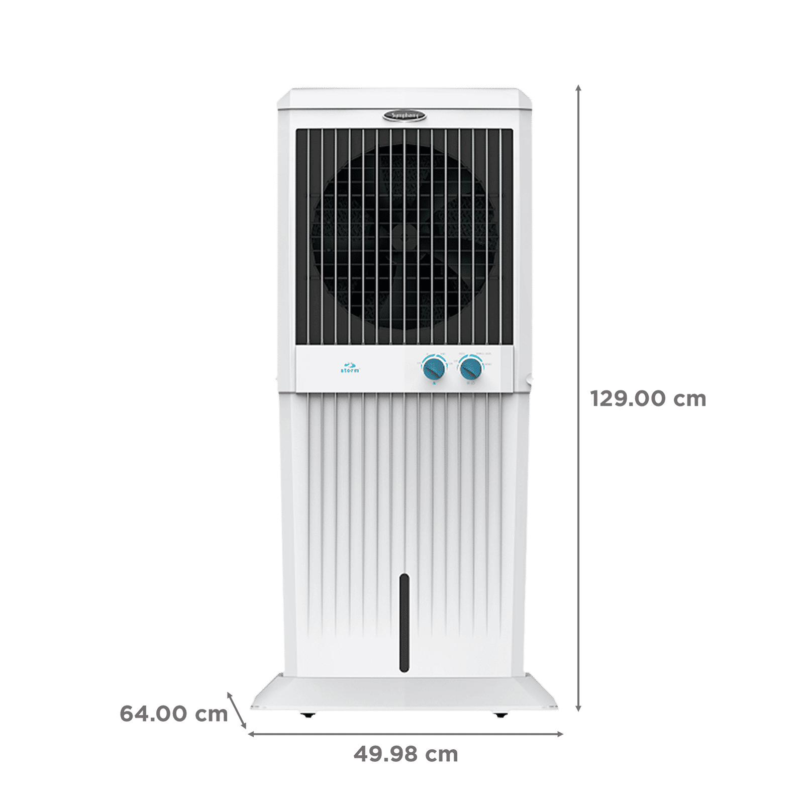Symphony Storm C 100XL 95 Litres Desert Air Cooler with i-Pure Technology (Cool Flow Dispenser, White)_2