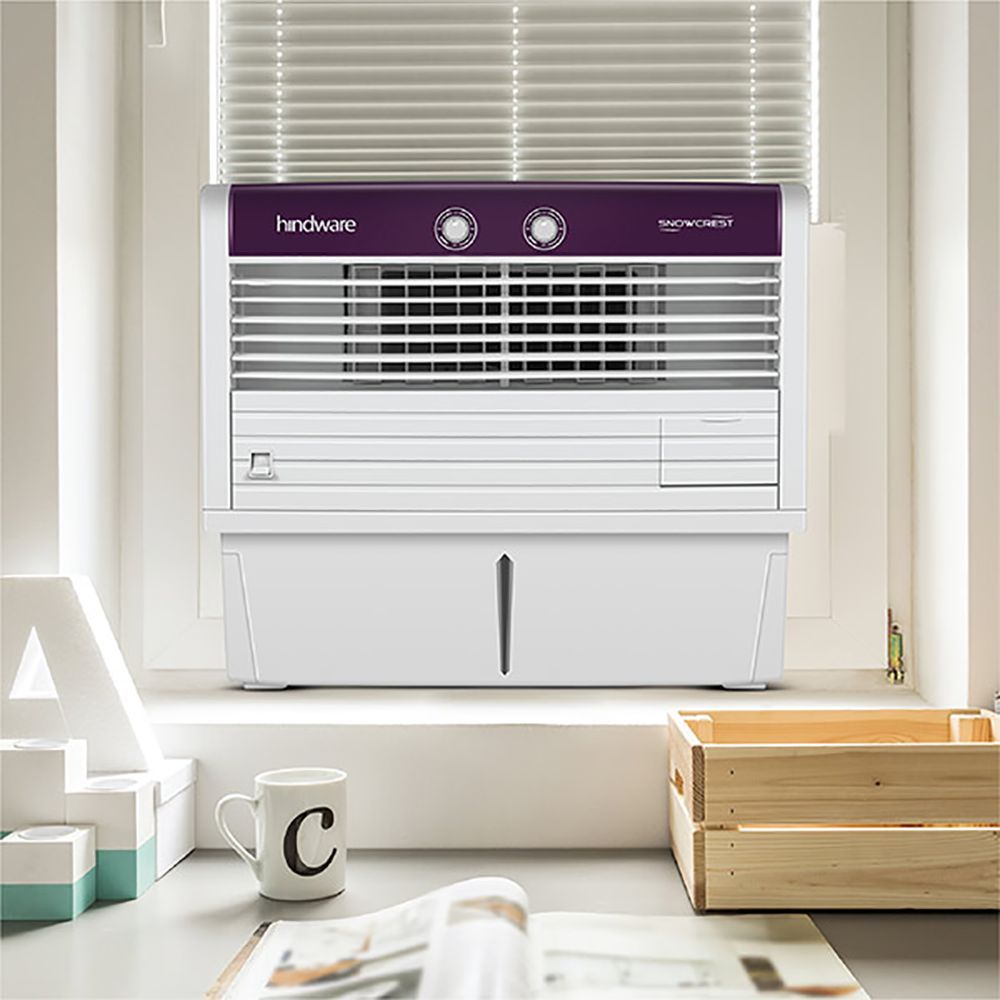 hindware Caspian 50 Litres Window Air Cooler (High Air Delivery, 514471, White)_6